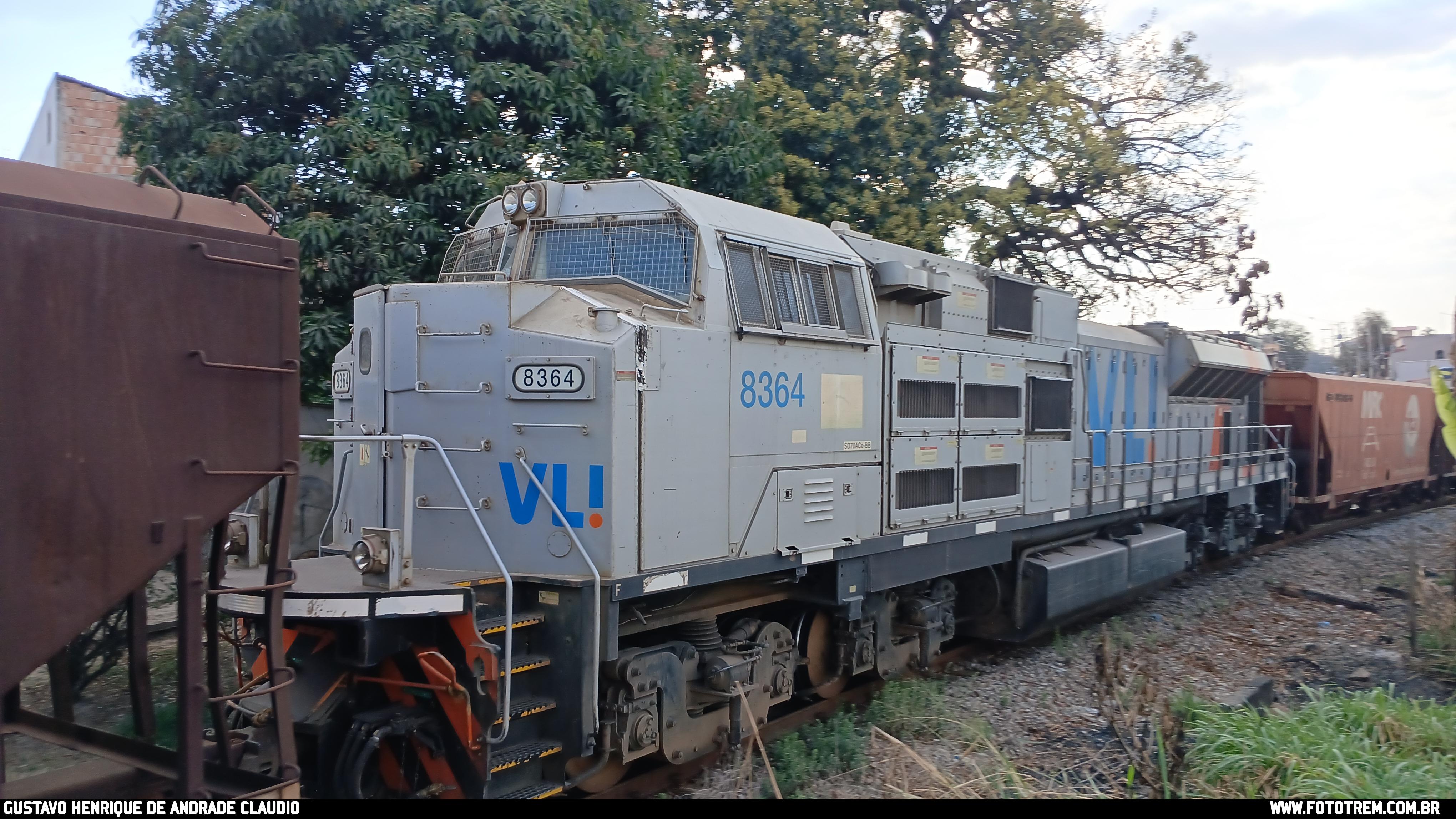 VLI EMD SD70Ace-BB 8364 em Betim · MG