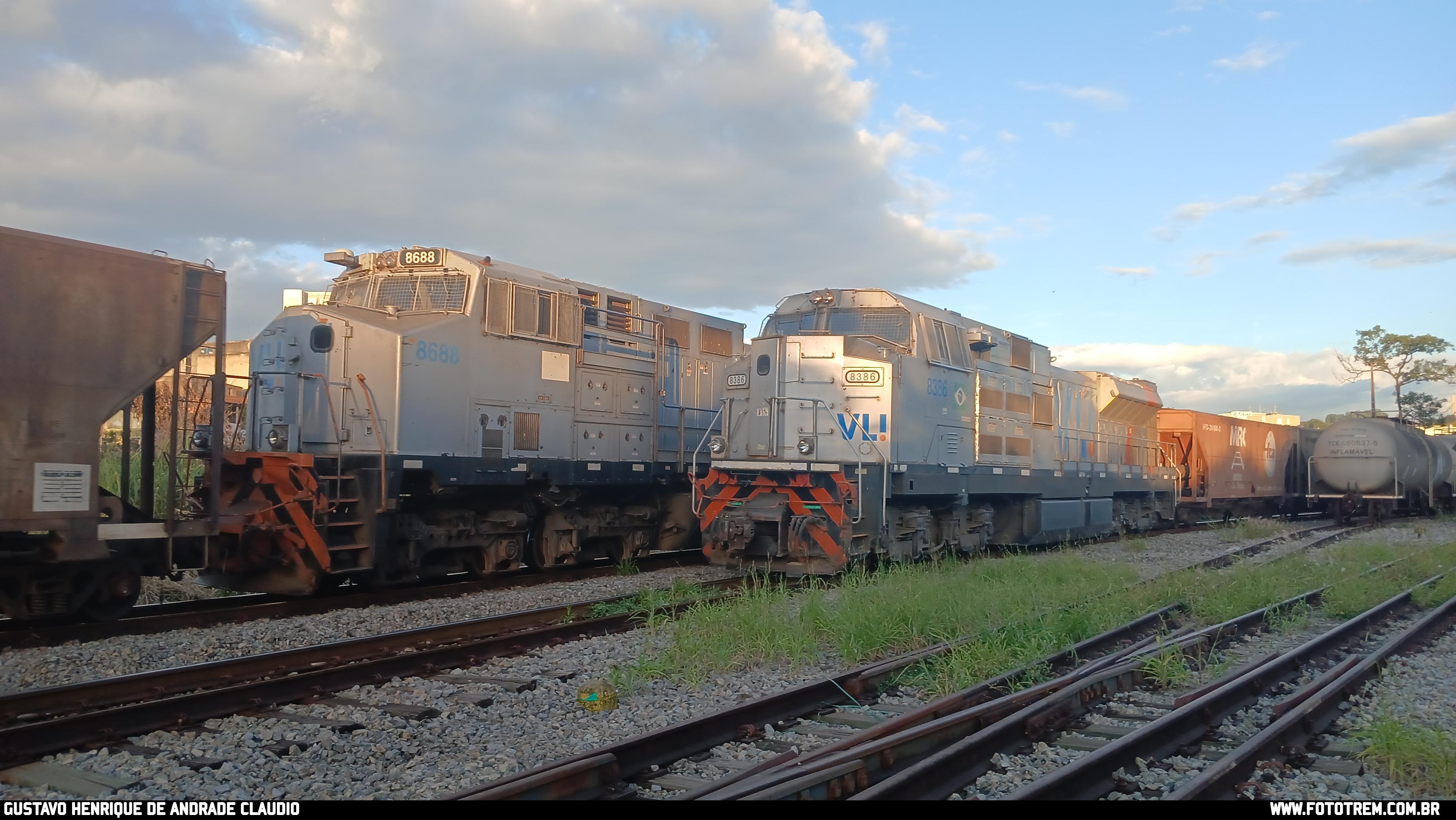 VLI EMD SD70Ace-BB 8388,8688 em Betim MG 