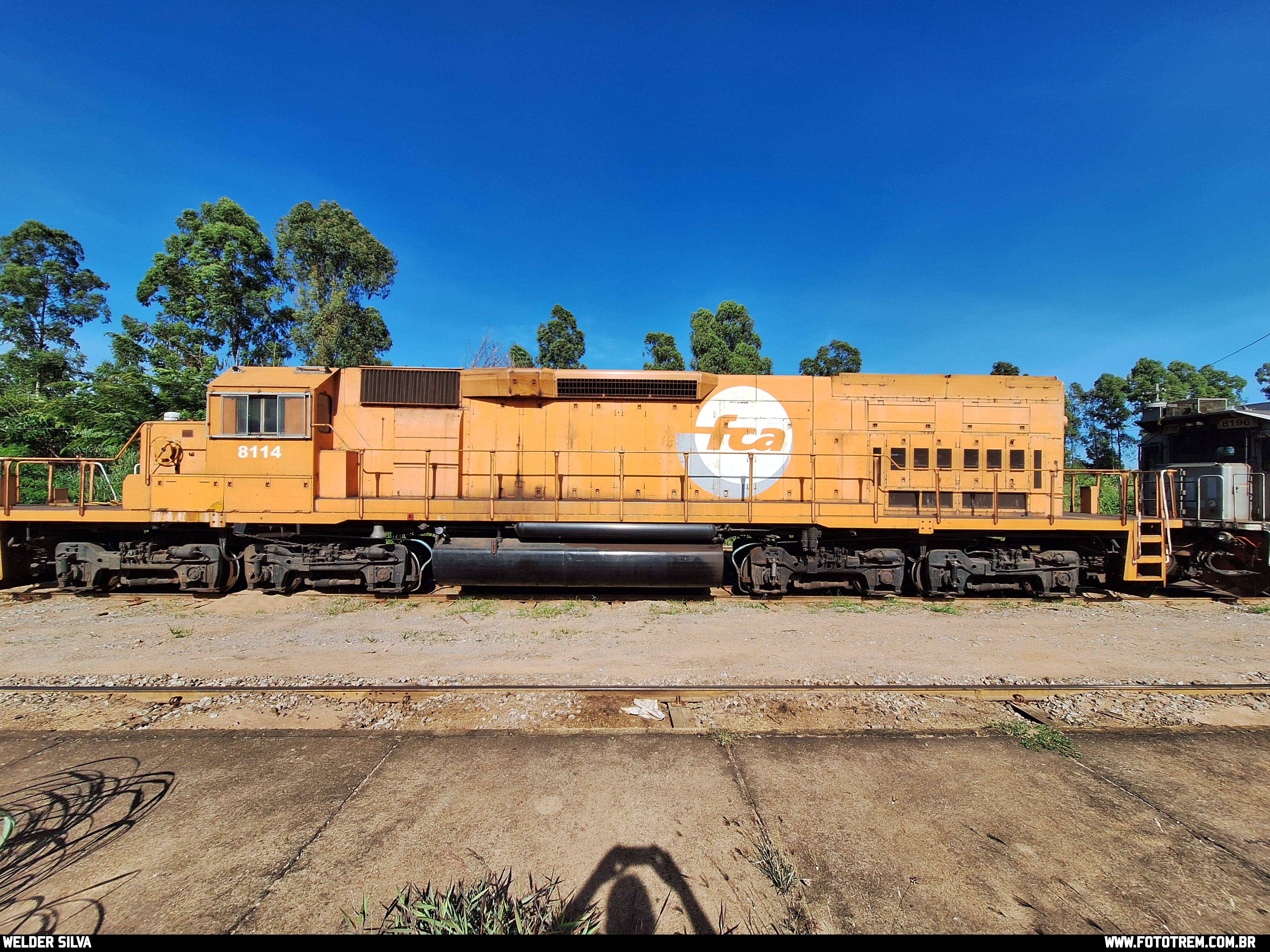 FCA EMD SD40-T2 BB 8114 em Goiandira · GO