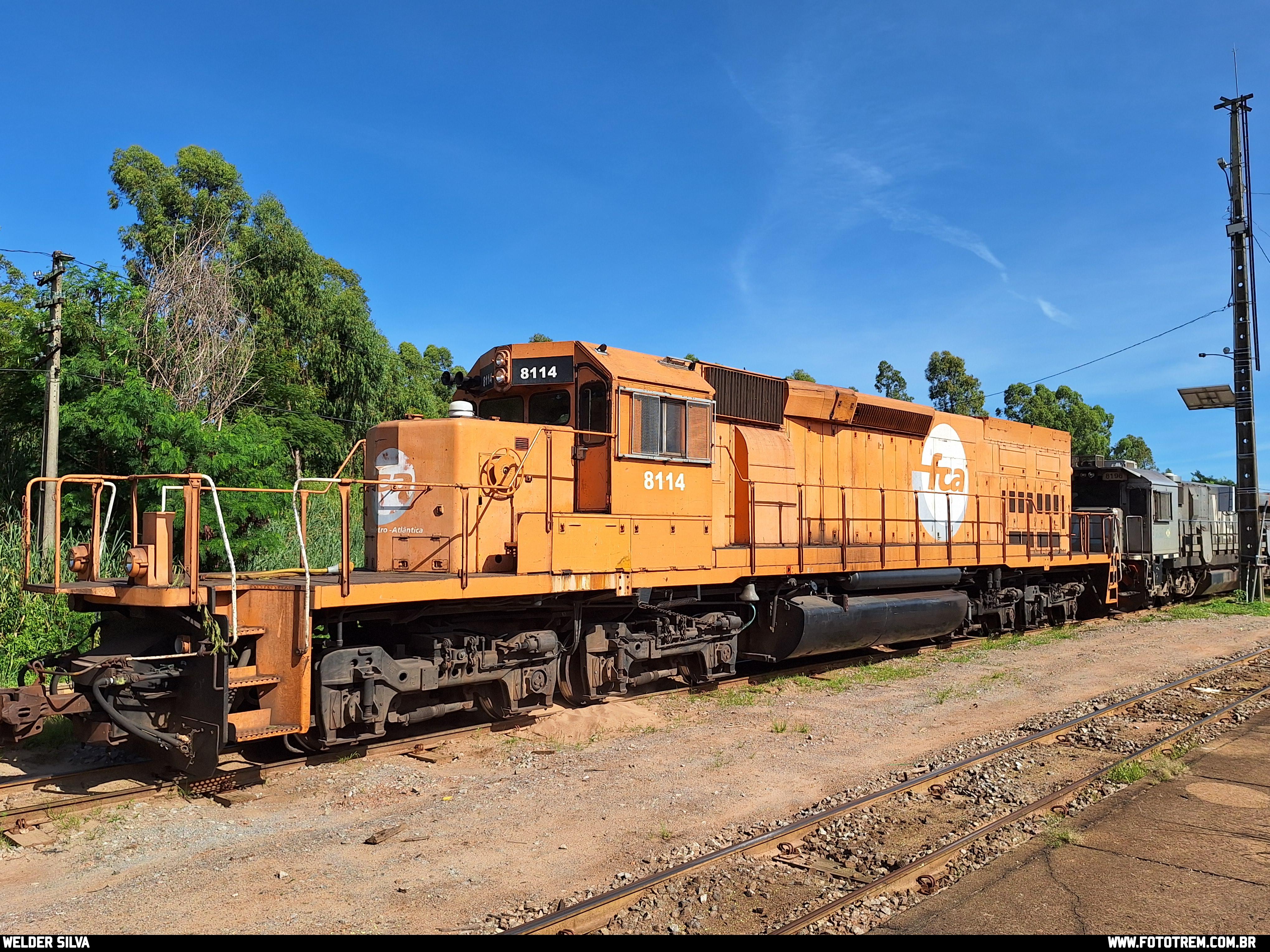 FCA EMD SD40-T2 BB 8114 em Goiandira · GO
