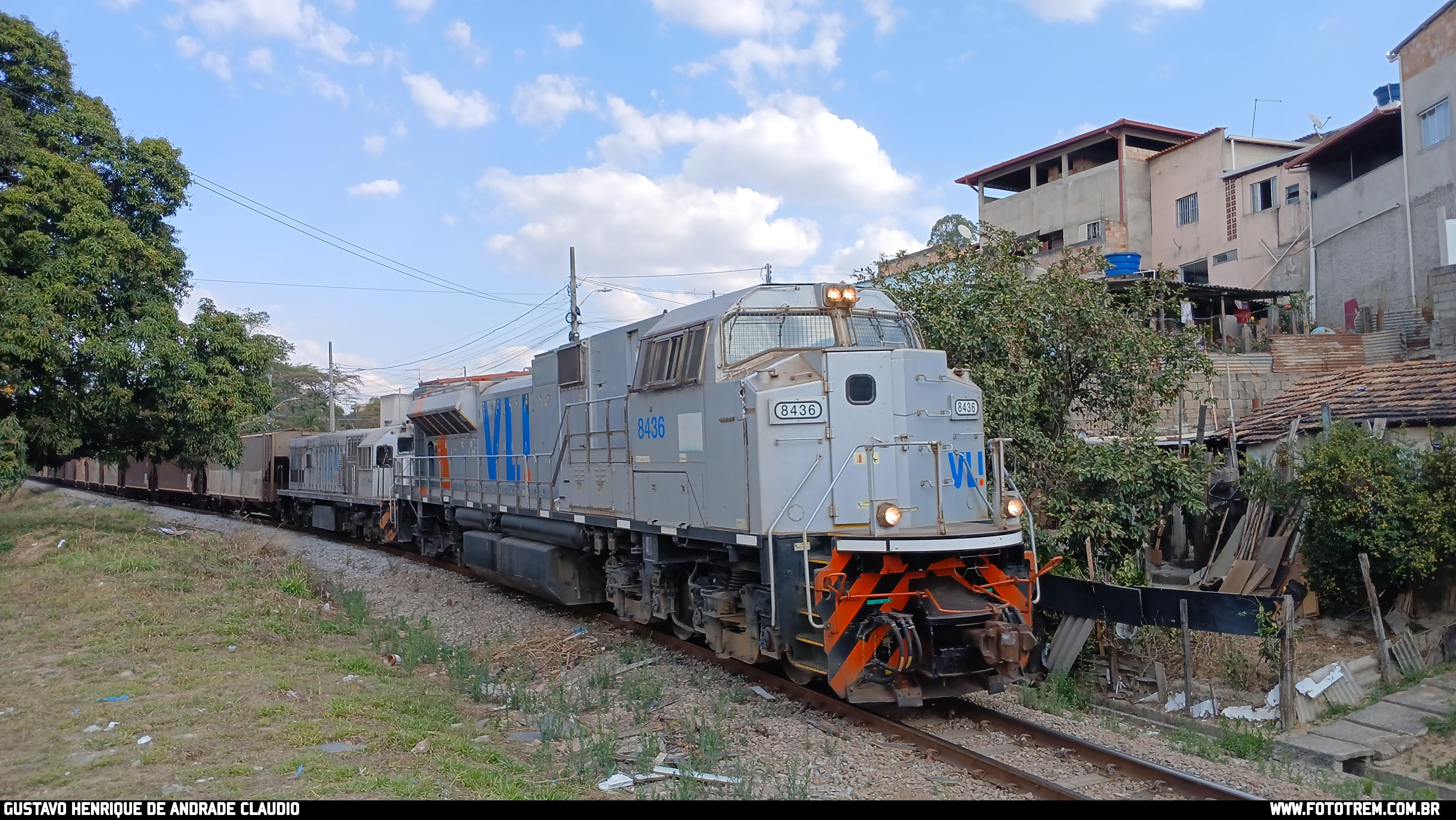 VLI EMD SD70Ace-BB 8436 em Betim · MG