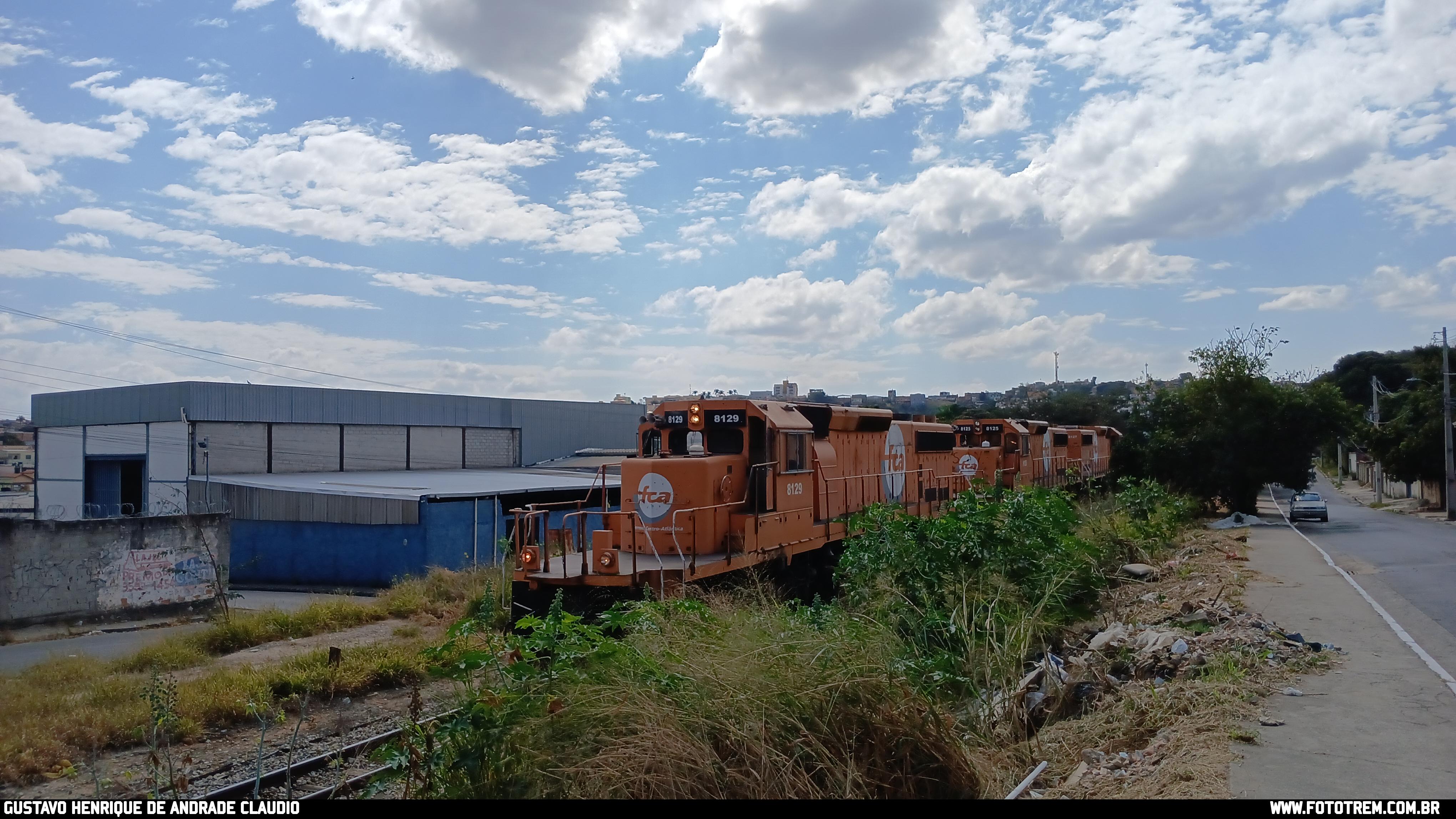 FCA EMD SD40-2 BB 8129 8125 81 em Betim · MG