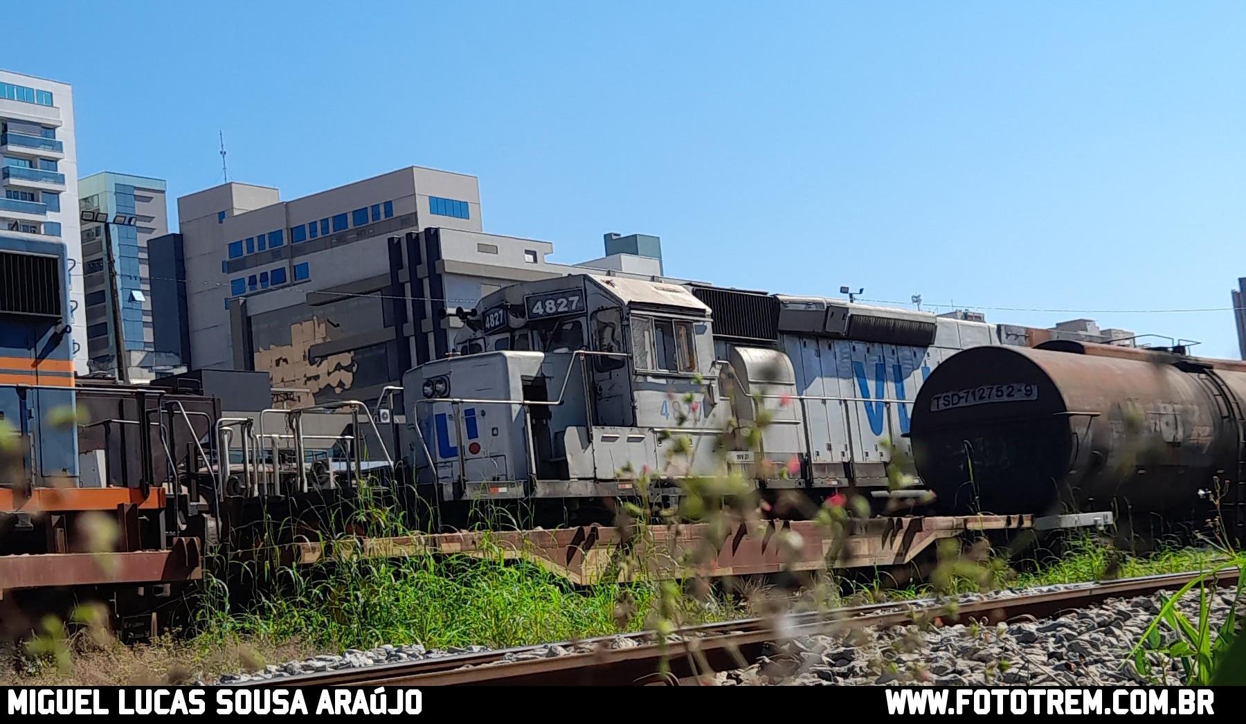 VLI EMD SD40-2 BB 4827 em Divinópolis · MG