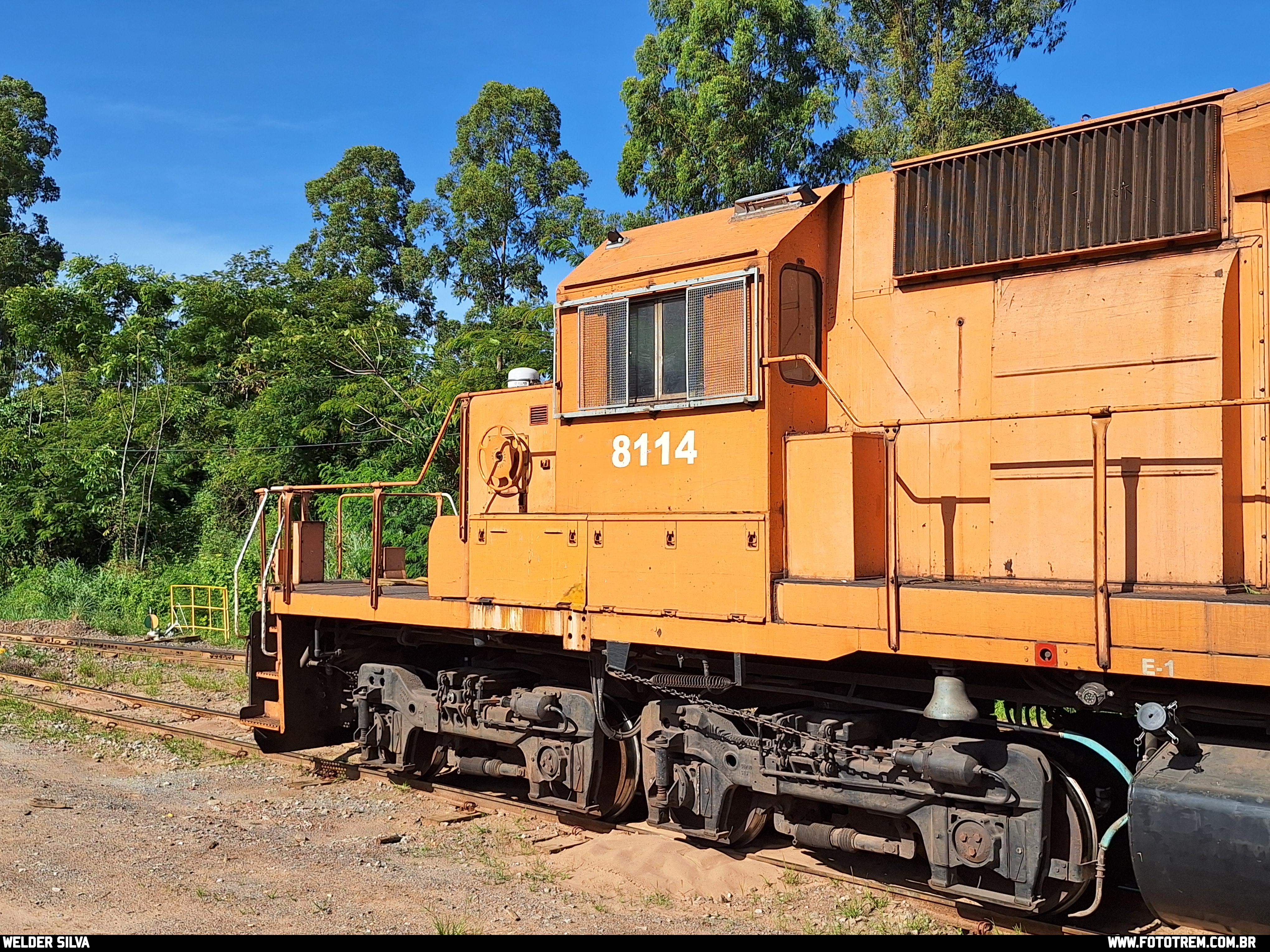FCA EMD SD40-T2 BB 8114 em Goiandira · GO