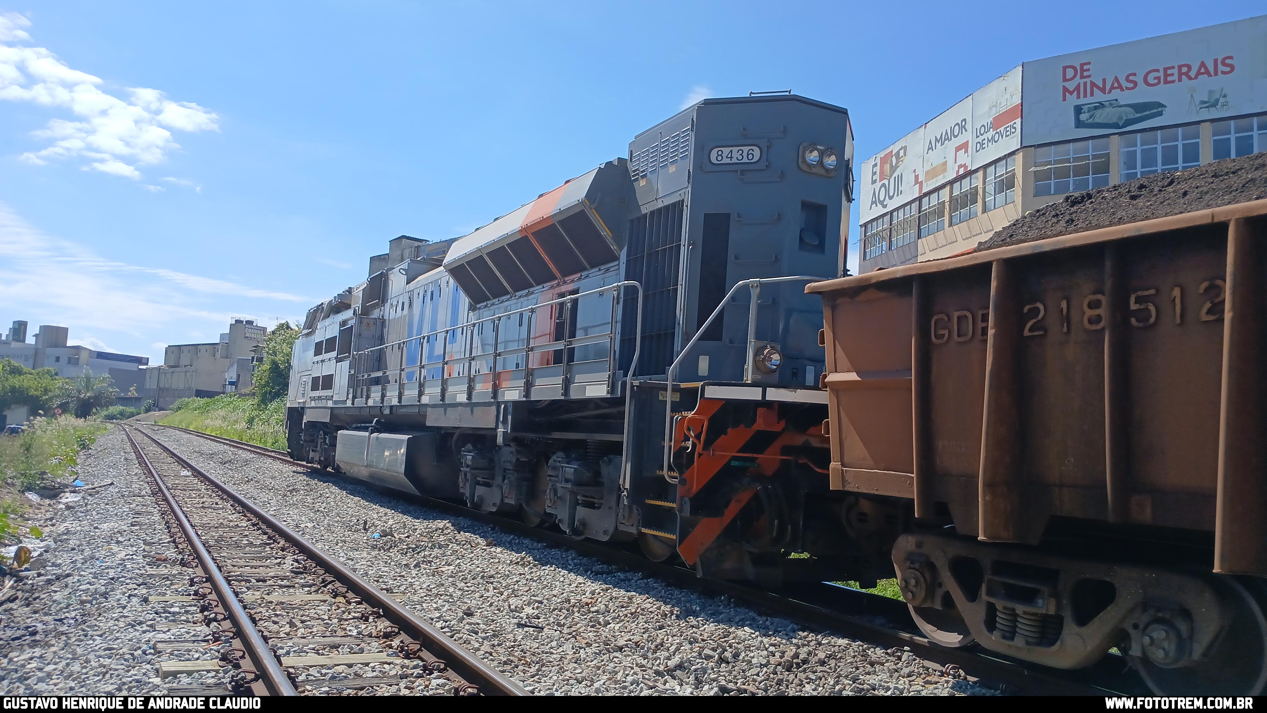VLI EMD SD70Ace-BB 8436 em Betim MG 
