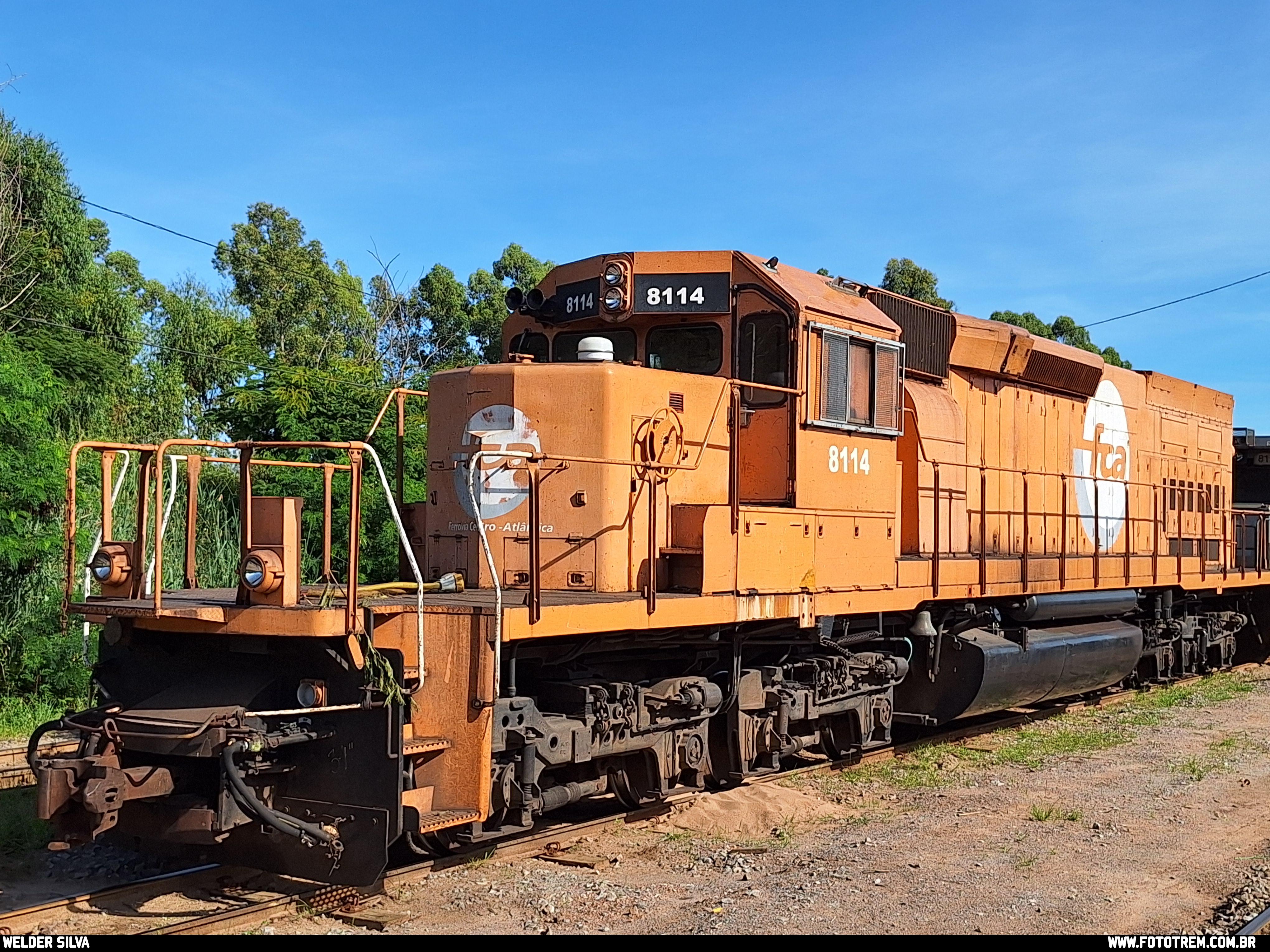 FCA EMD SD40-T2 BB 8114 em Goiandira · GO