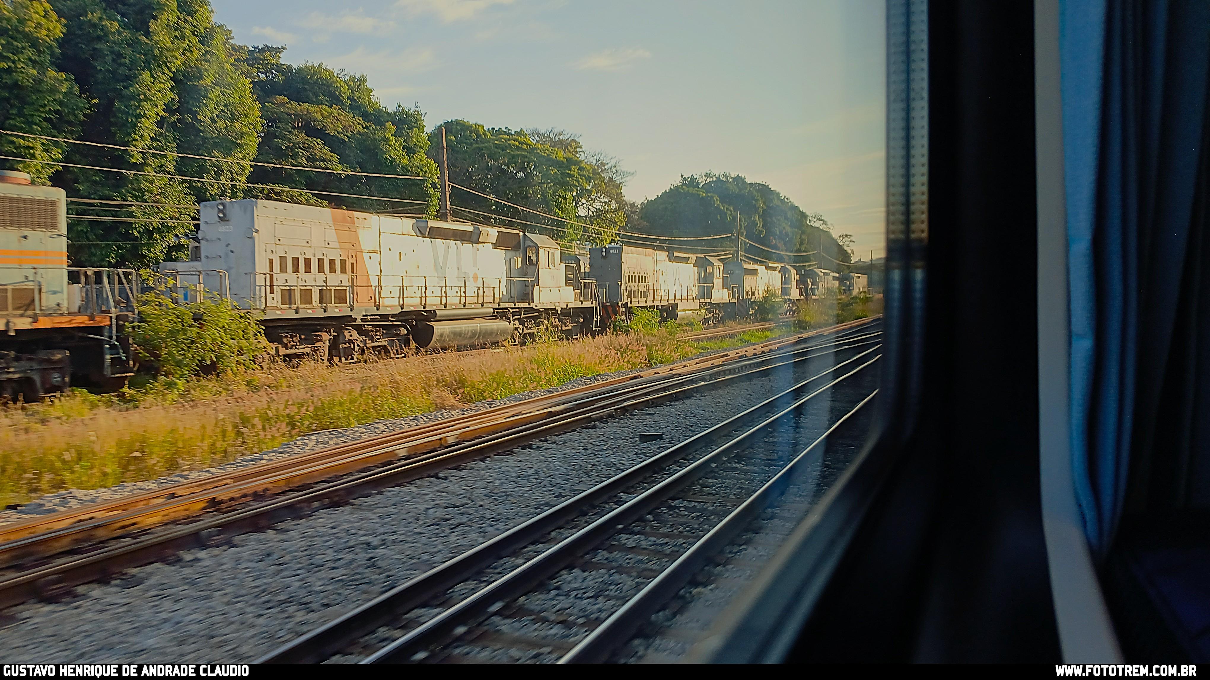 FCA EMD SD40-2 BB 4823 em Belo Horizonte · MG