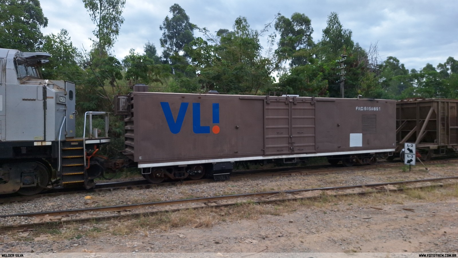 VLI Vagão FRD6050891 em Goiandira · GO