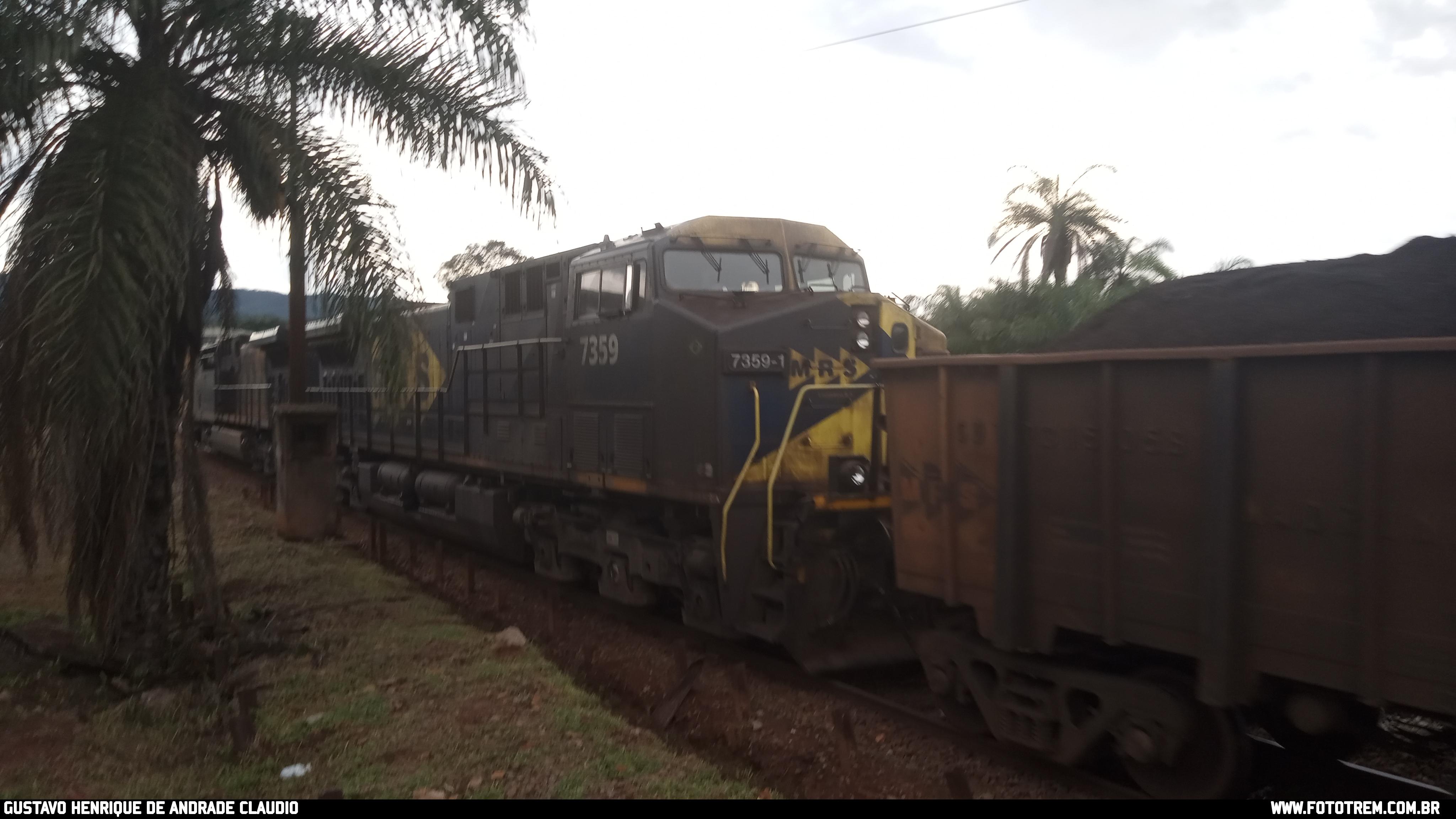 MRS GE AC44i 7359-1 em Mário Campos · MG