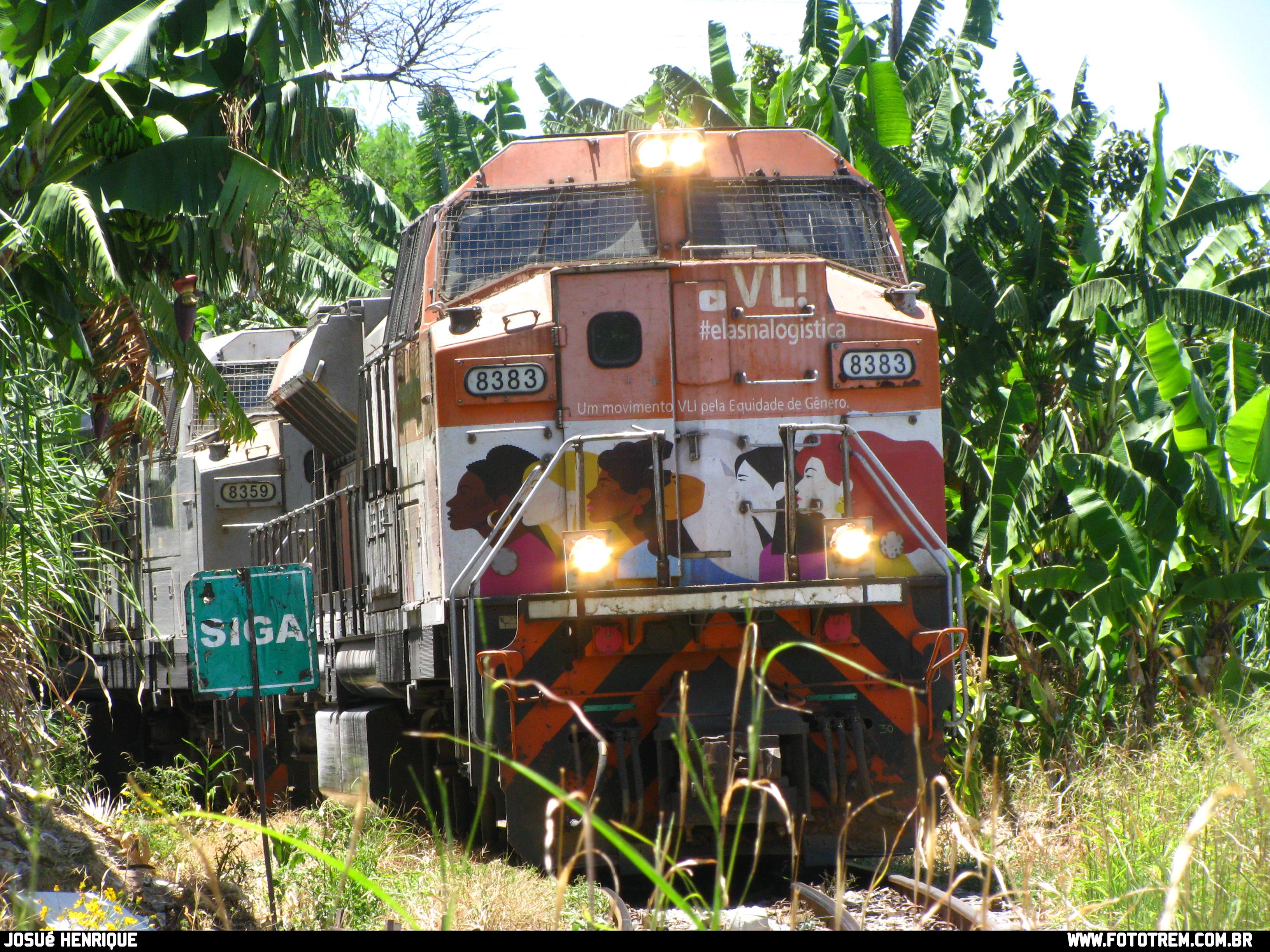 Foto Trem - VLI EMD SD70Ace-BB 8383,8359 em Betim - MG