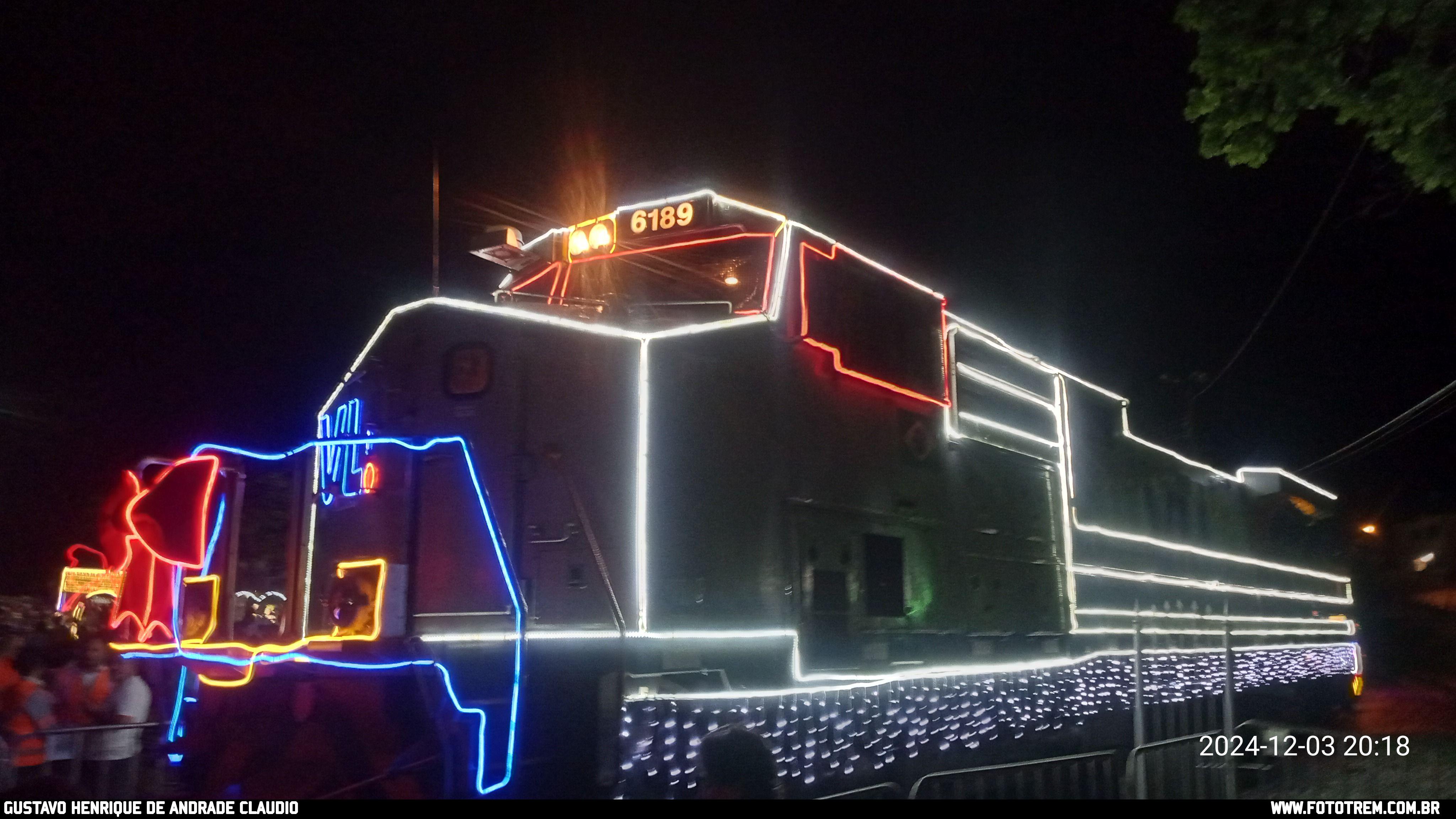 Foto Trem - VLI GE DASH 9-40BBW 6189 em Divinópolis - MG