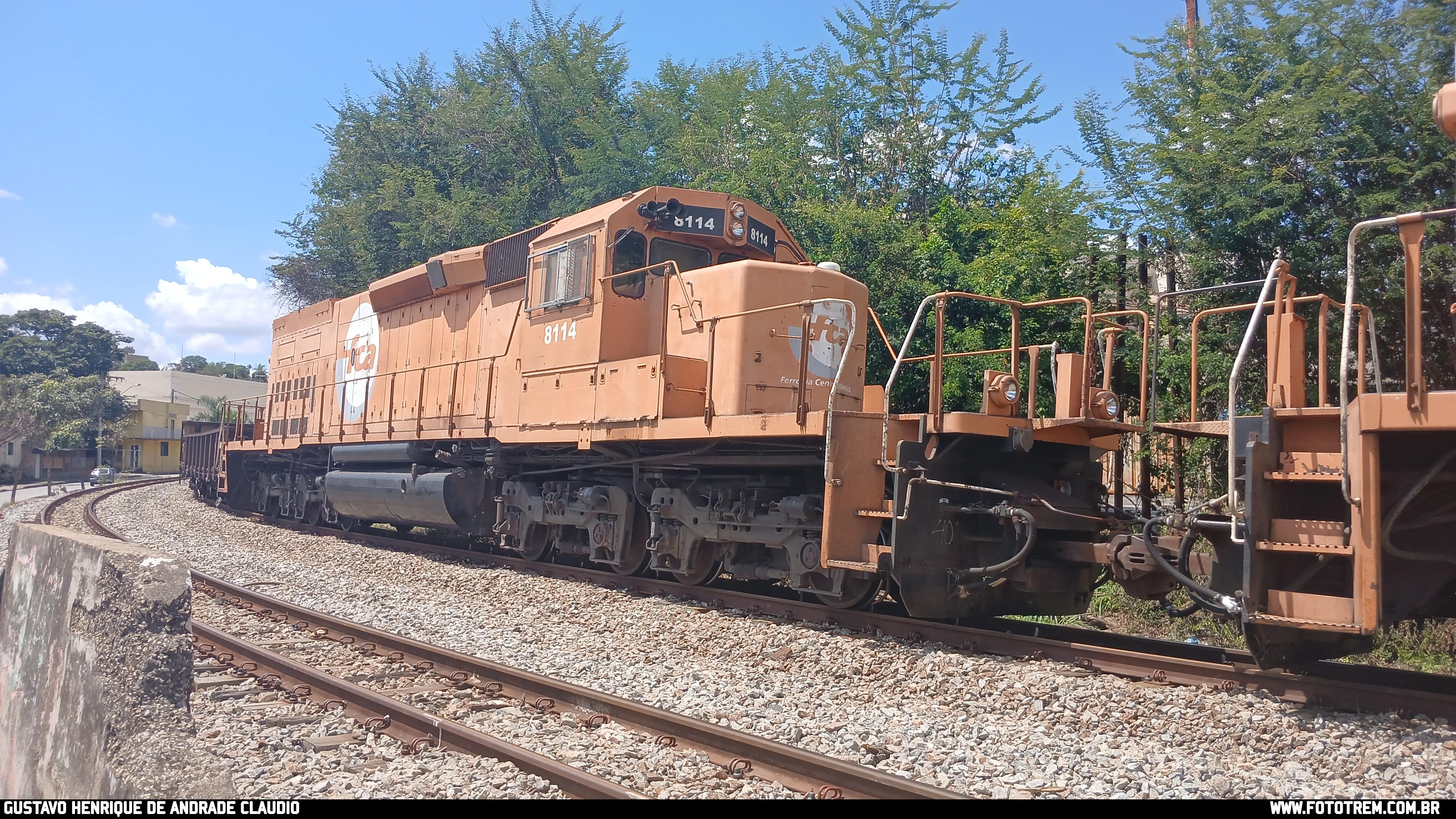 FCA EMD SD40-T2 BB 8114 em Betim - MG