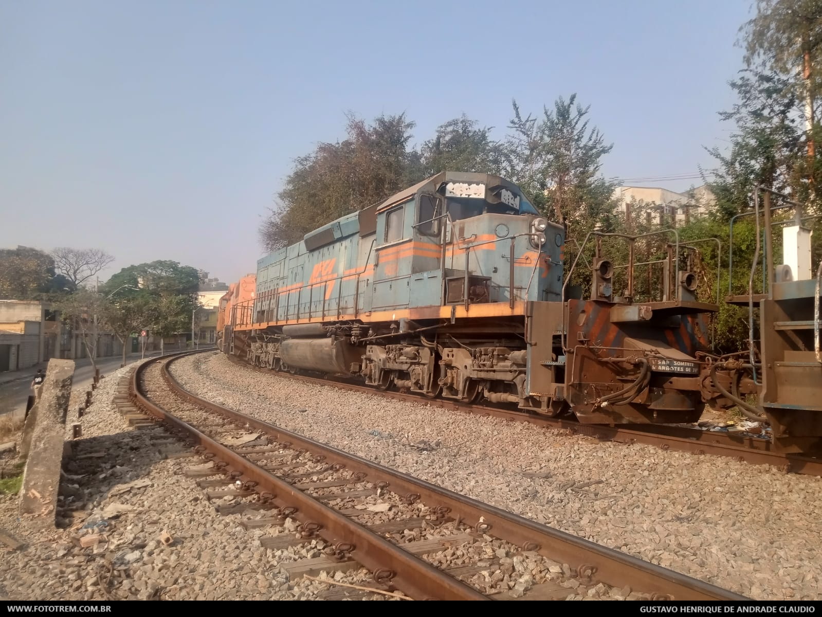 Foto Trem - VLI EMD SD40-2 BB 4821 em Betim - MG