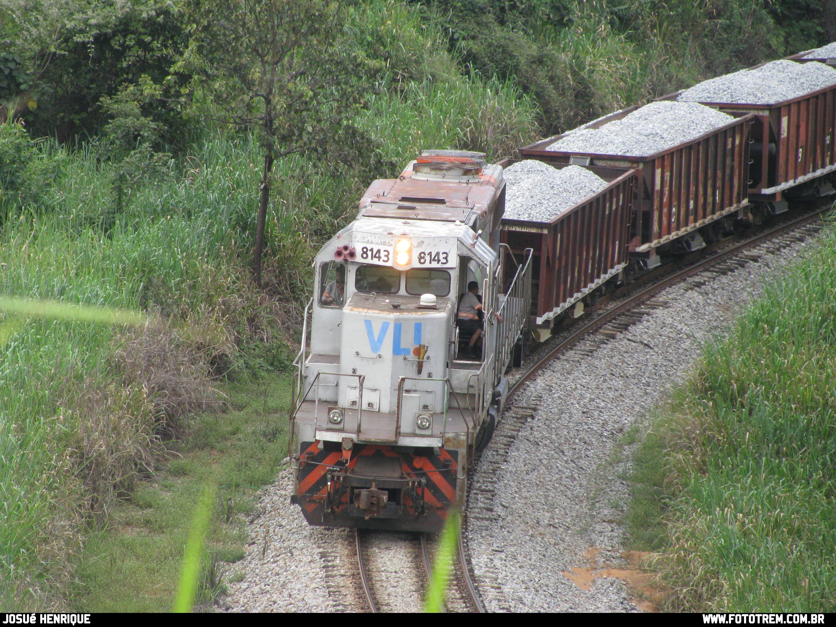 VLI EMD SD40 8143 em Contagem - MG