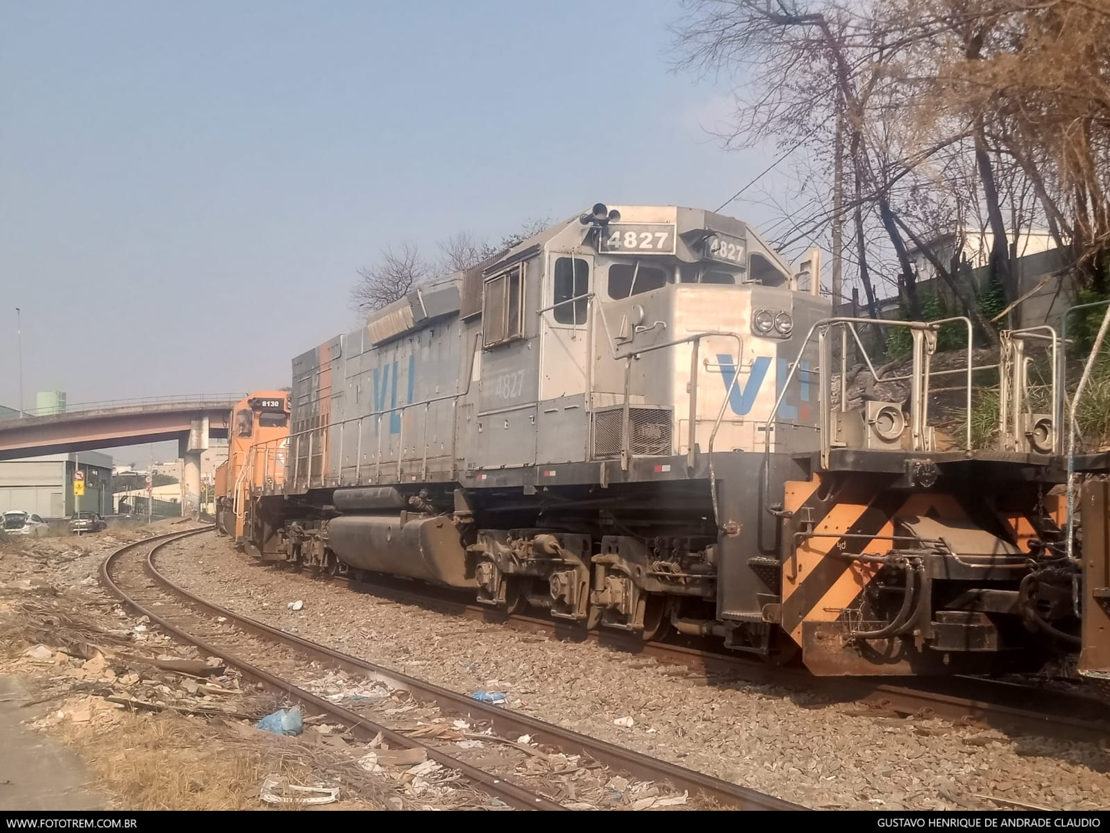 Foto Trem - VLI EMD SD40-2 BB 4827 em Betim - MG