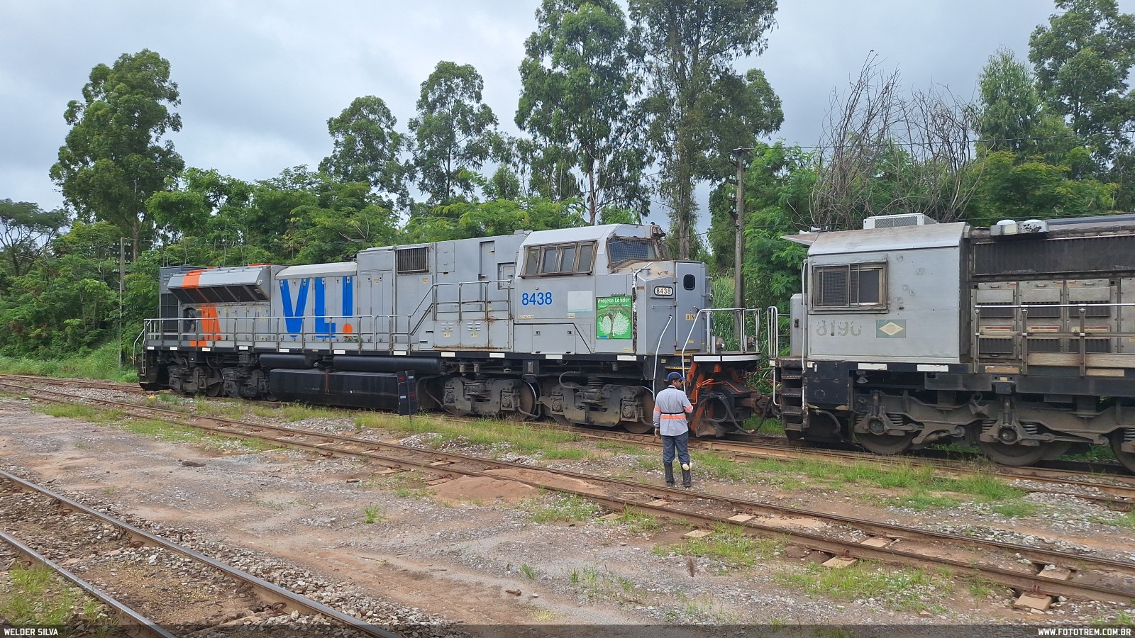 VLI EMD SD70Ace-BB 8438 em Goiandira - GO