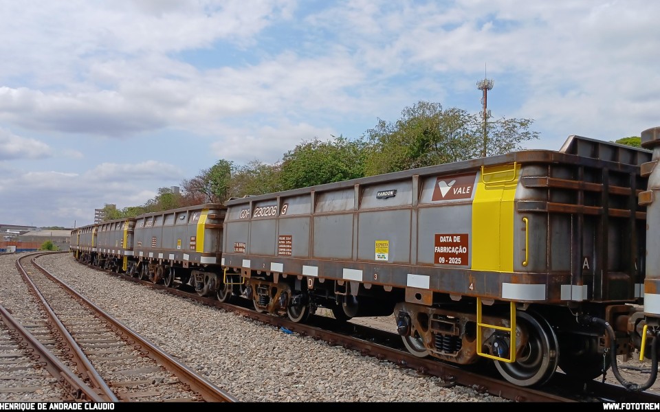 EFVM · Vagão GDF em Betim · MG