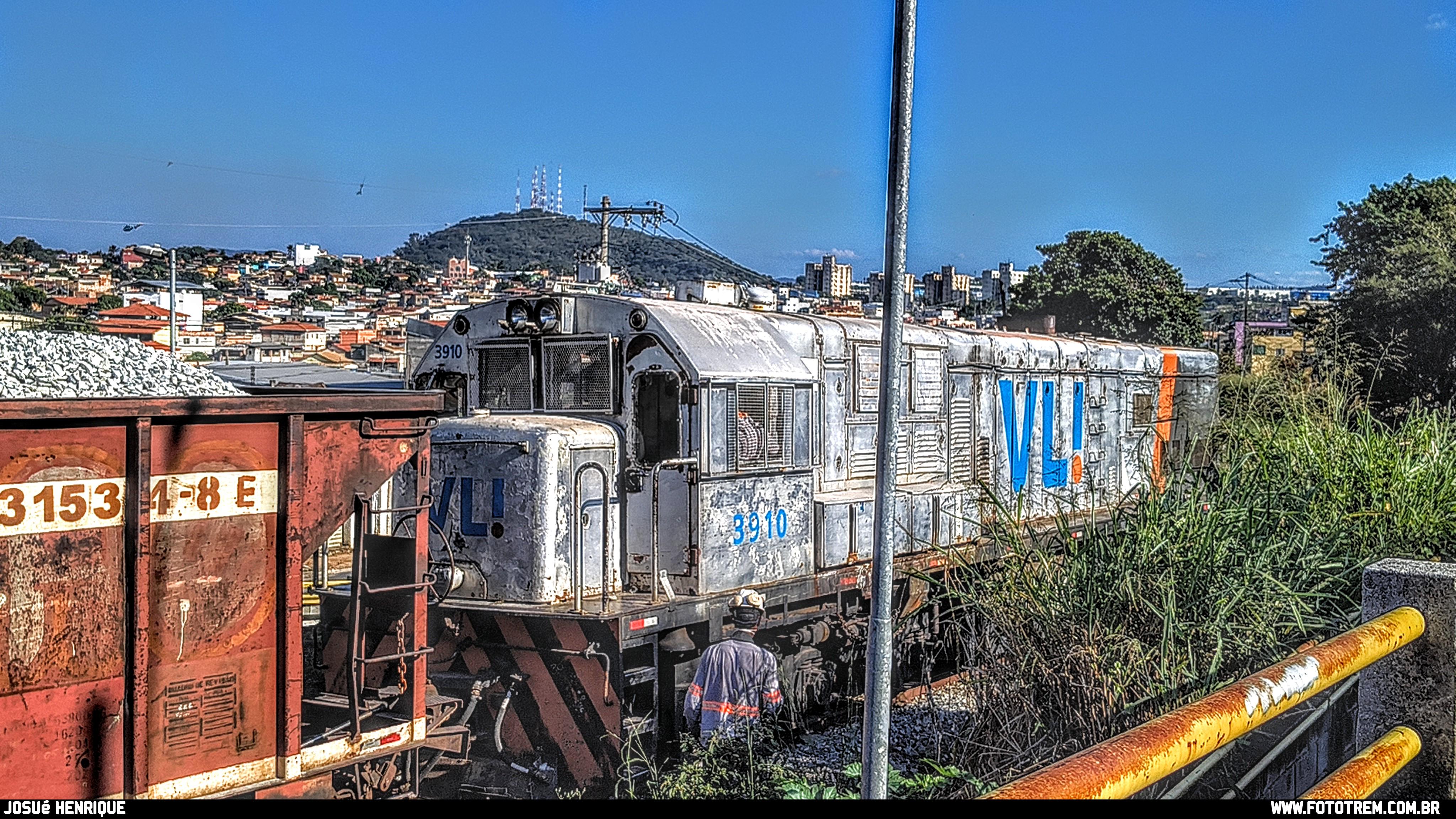Foto Trem - VLI GE U20C 3910 em Betim - MG