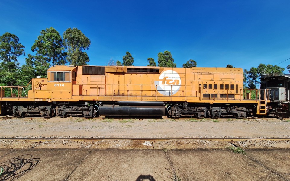 FCA · EMD SD40-T2 BB 8114 em Goiandira · GO
