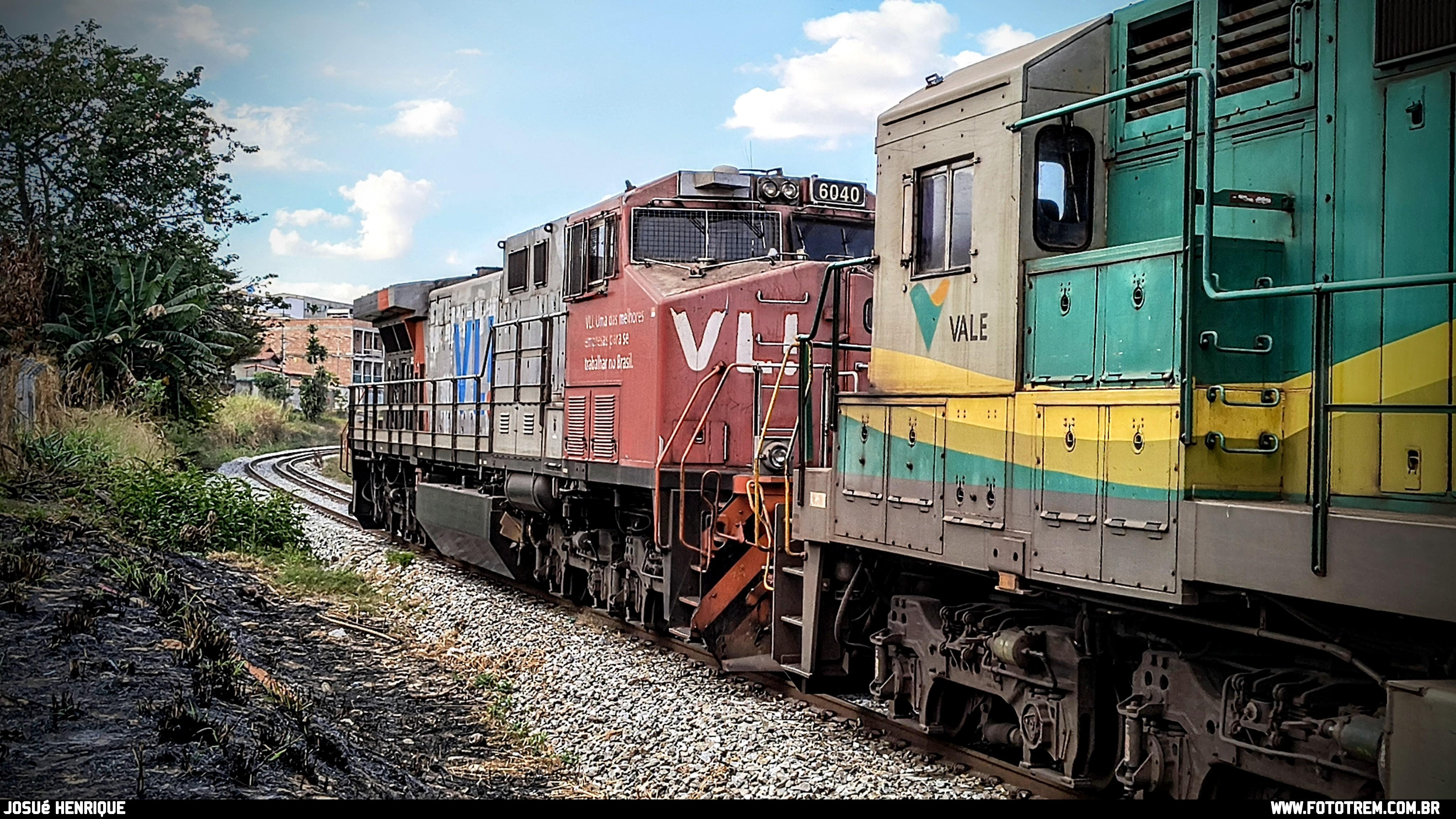 Foto Trem - VLI GE DASH 9-40BBW 6040 em Betim - MG
