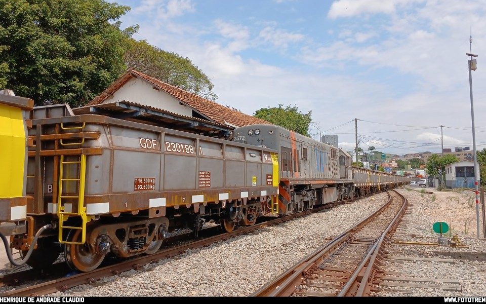 EFVM · Vagão GDF em Betim · MG