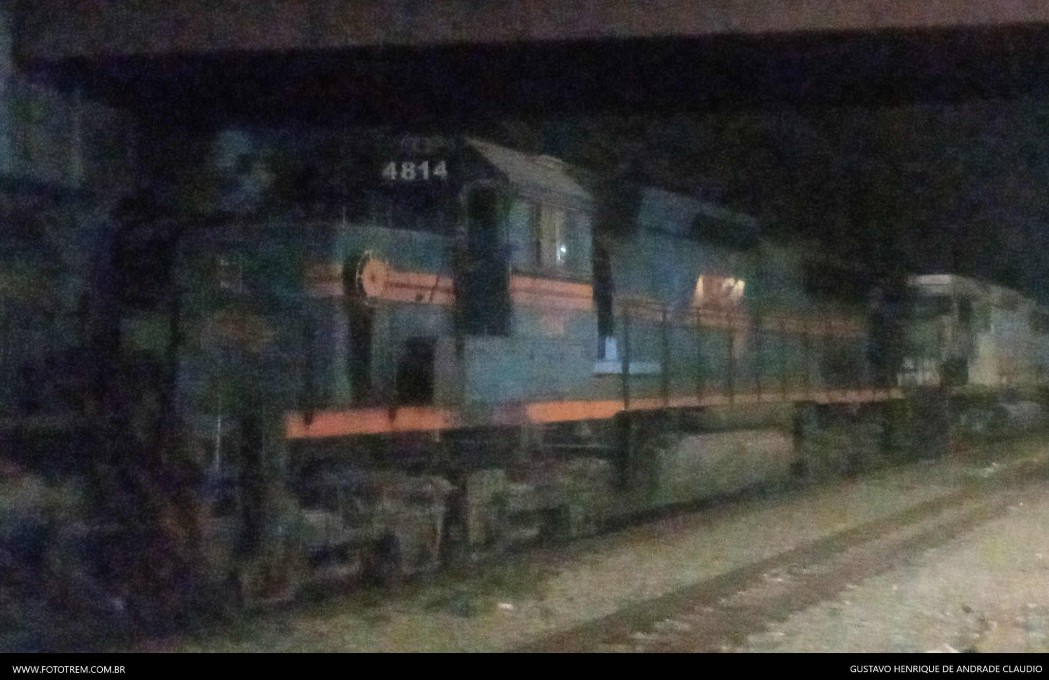 Foto Trem - FCA EMD SD40-2 BB 4814 em Betim - MG
