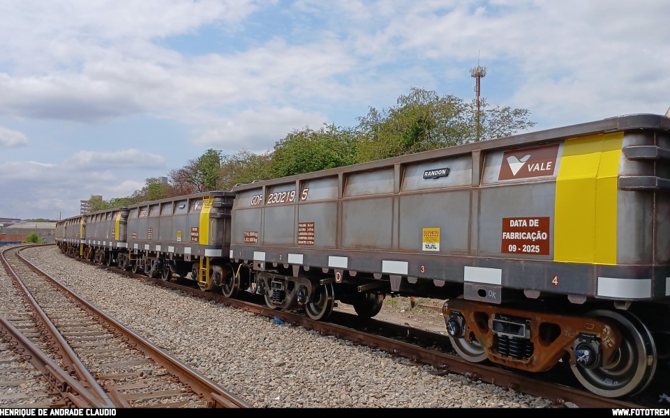 EFVM · Vagão GDF em Betim · MG