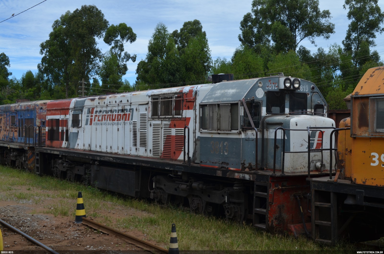 FERROBAN GE U20C 3813 em Goiandira - GO