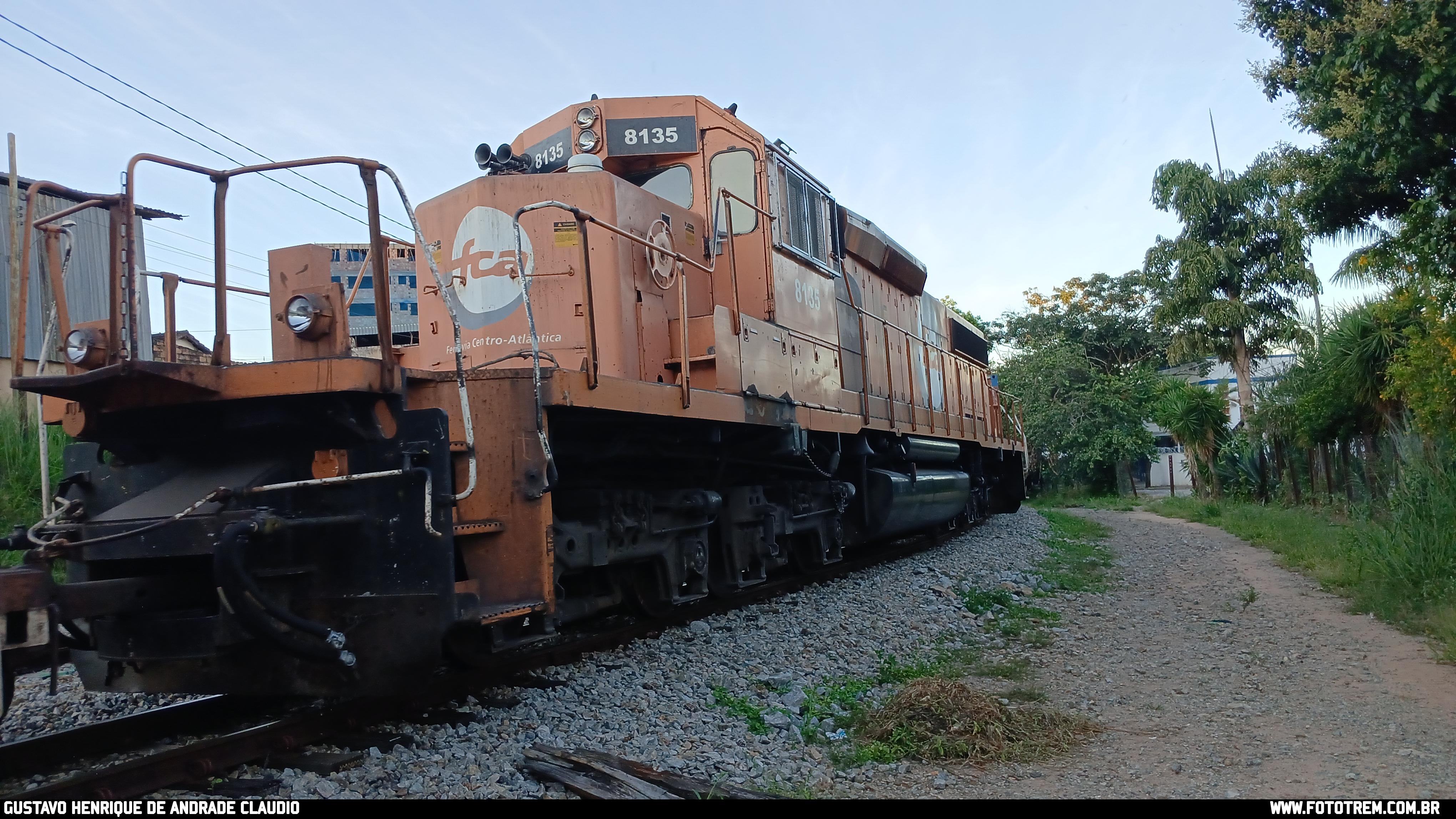 Foto Trem - FCA EMD SD40-2 BB 8135 em Divinópolis - MG