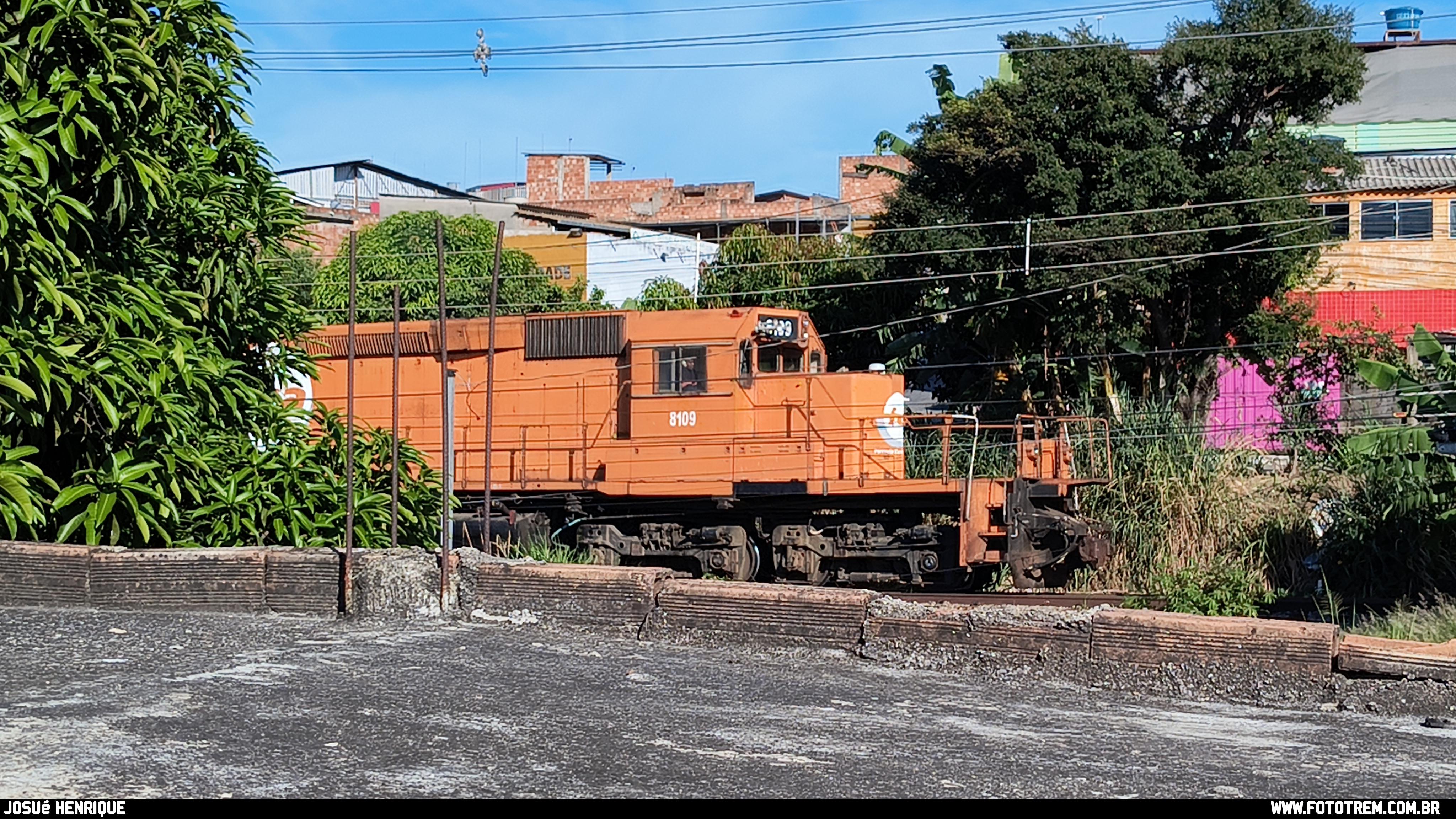 Foto Trem - FCA EMD SD40 BB 8102 em Betim - MG