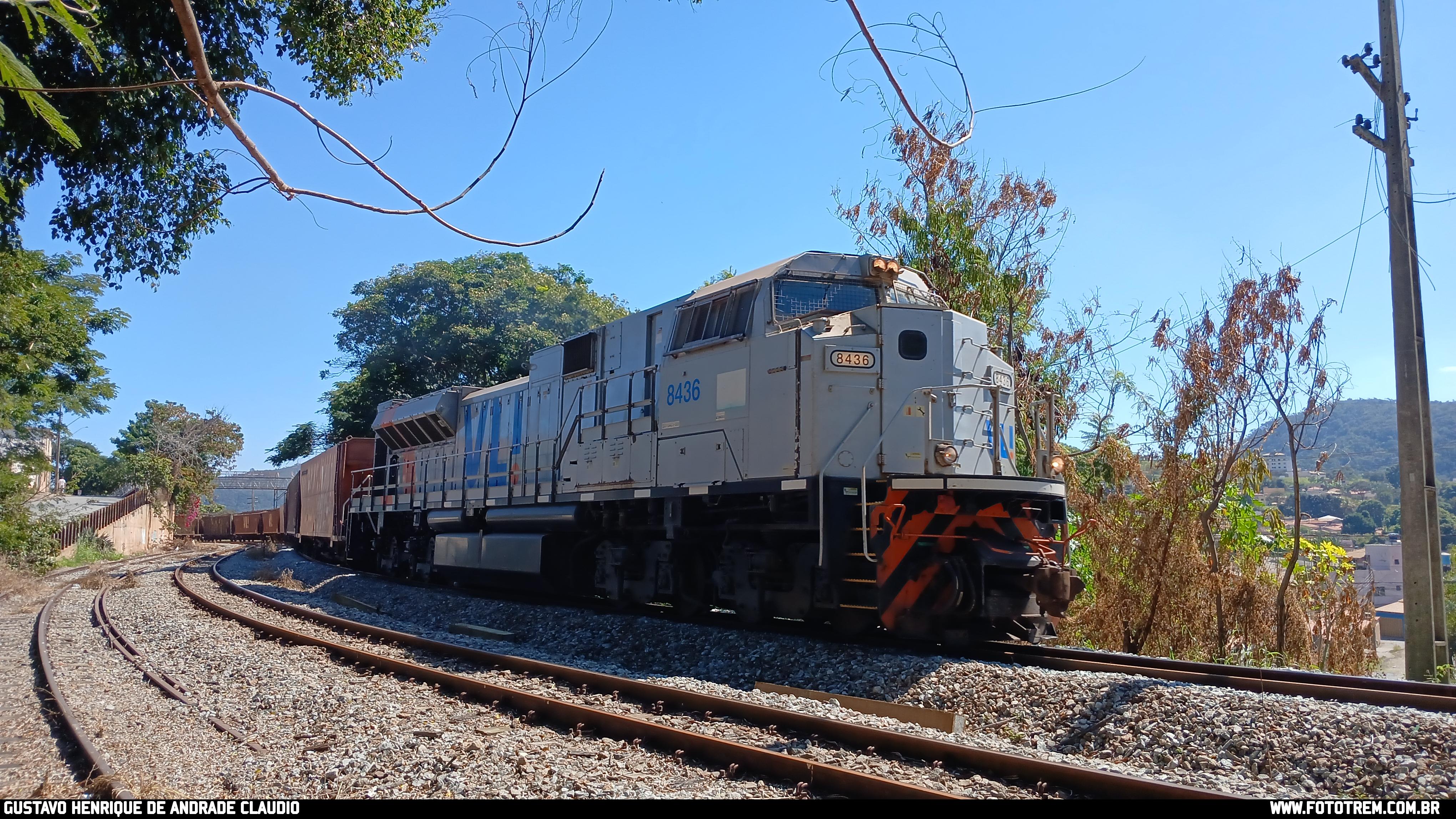 Foto Trem - VLI EMD SD70Ace-BB 8436 em Itaúna - MG