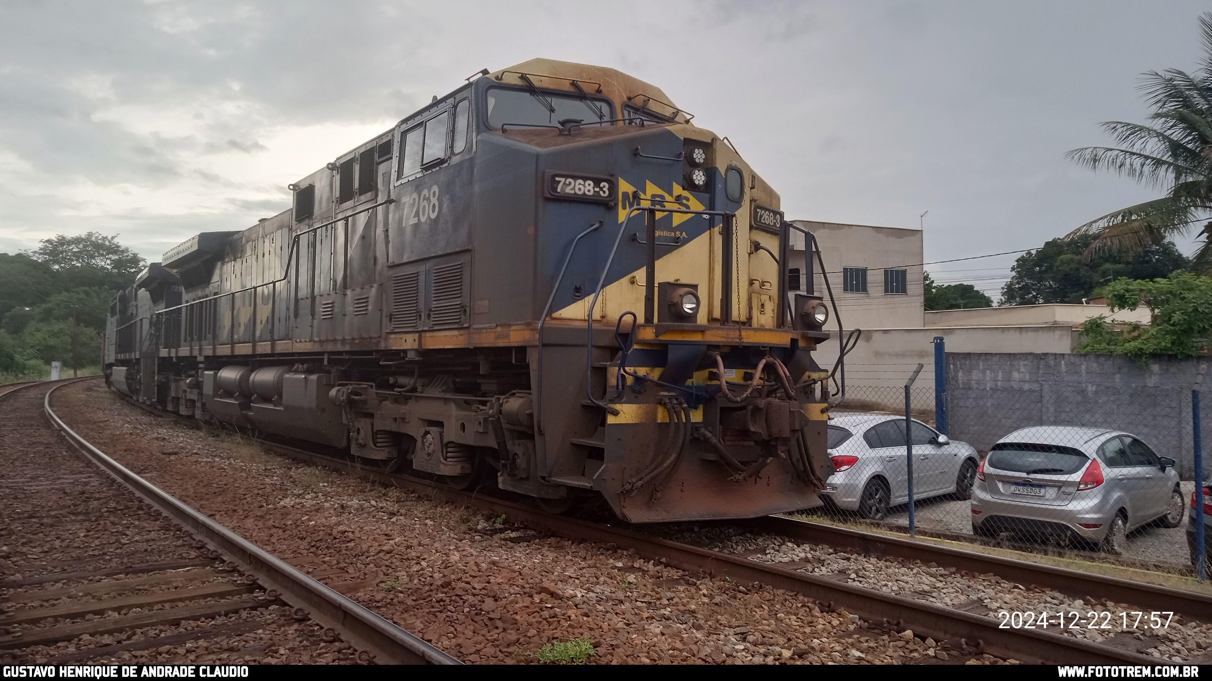 Foto Trem - MRS GE AC44i 7268-3 em Mário Campos - MG