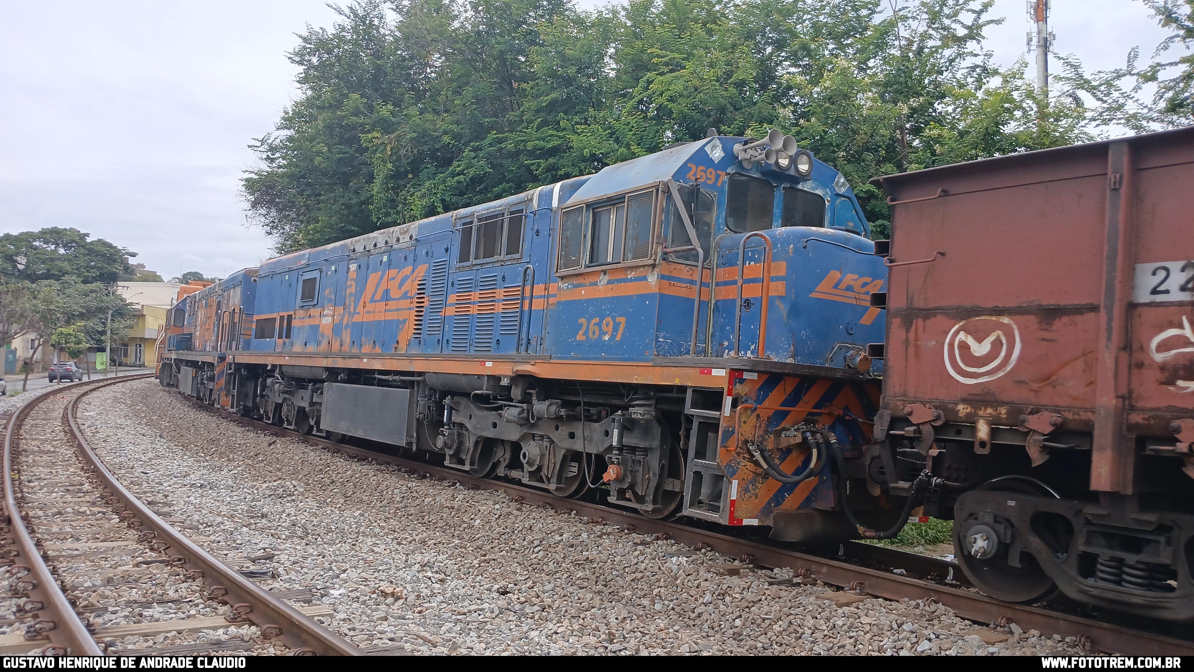 Foto Trem - FCA GE U20C 2697 em Betim - MG
