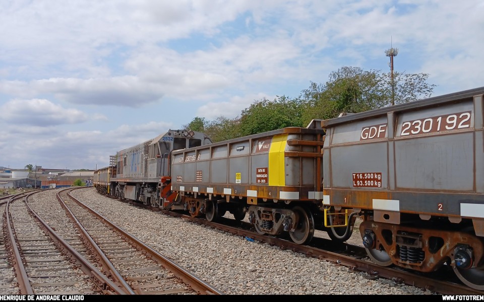 EFVM · Vagão GDF em Betim · MG