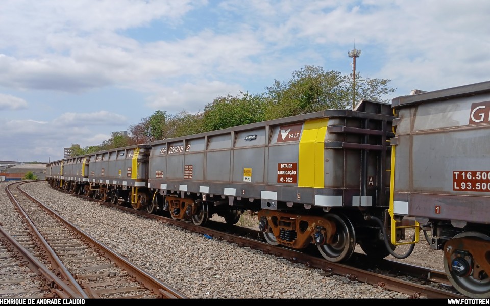 EFVM · Vagão GDF em Betim · MG