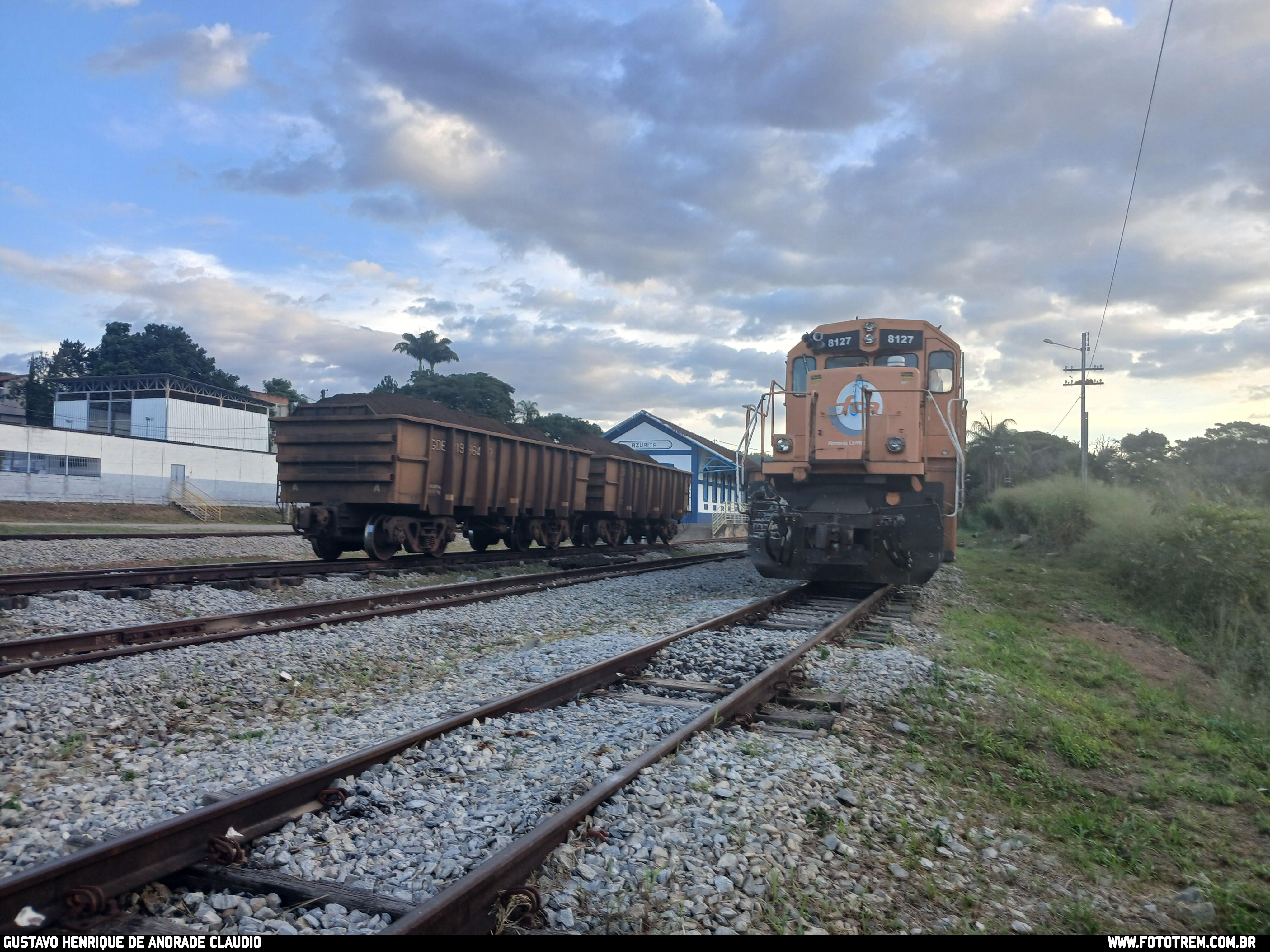 Foto Trem - FCA EMD SD40-2 BB 8127 em Mateus Leme - MG