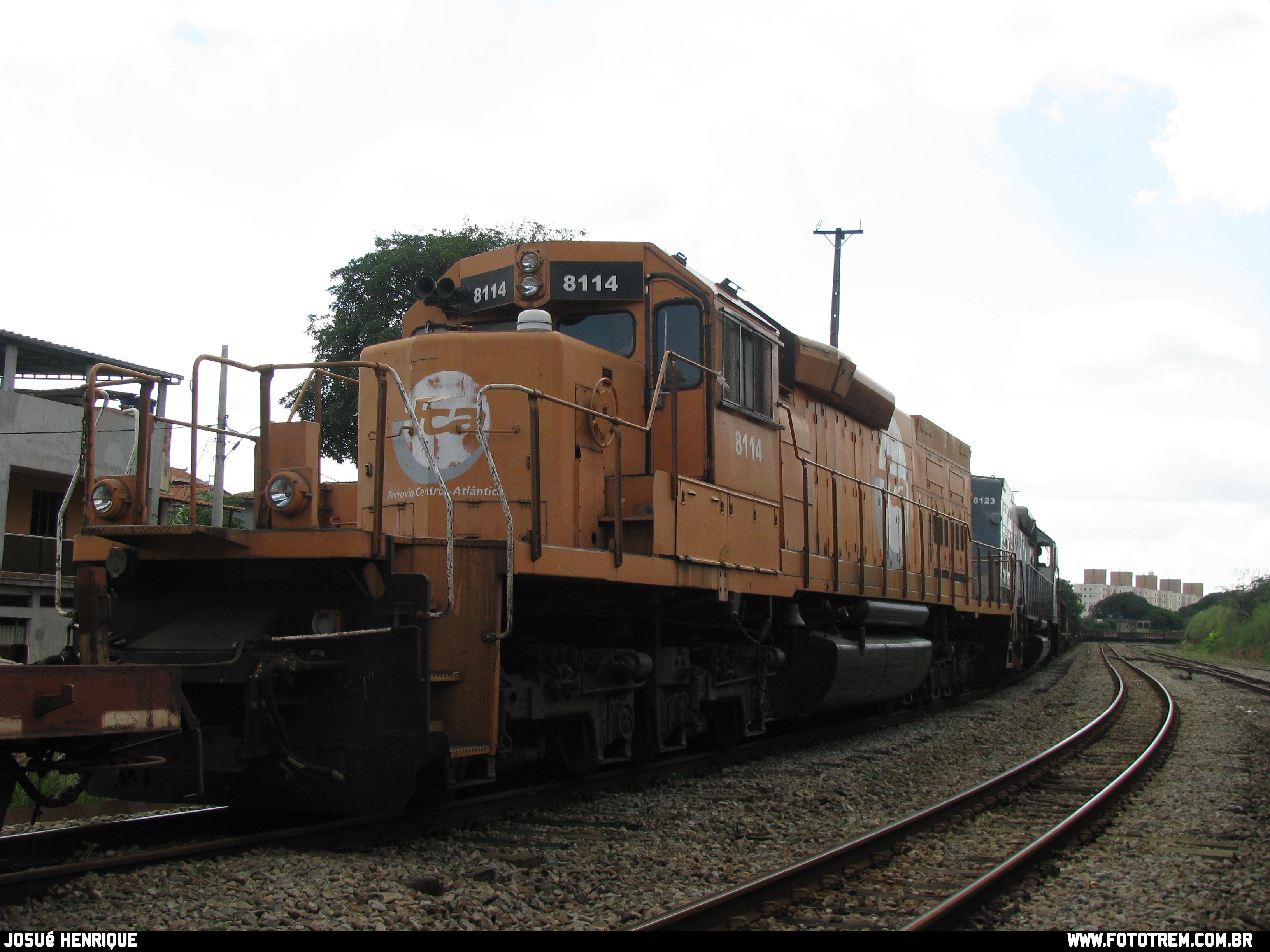 FCA EMD SD40 8114 em Betim - MG