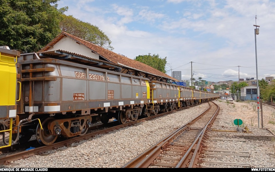 EFVM · Vagão GDF em Betim · MG