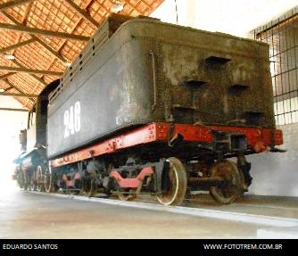 EFG - Estrada de Ferro Goyaz Ten Wheeler 246 em Pires do Rio - GO