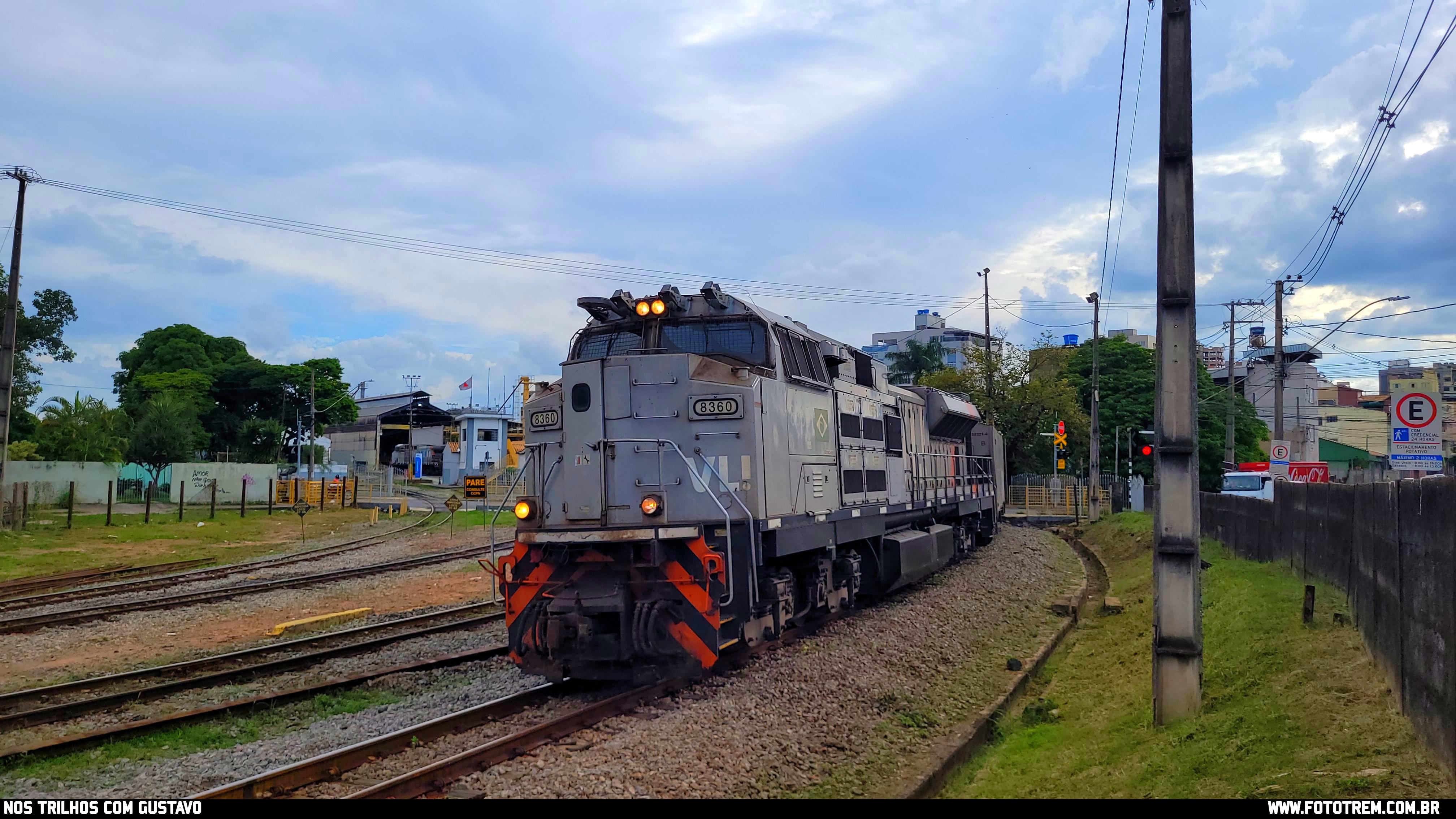VLI EMD SD70Ace-BB Eu 8360 em Divinópolis - MG