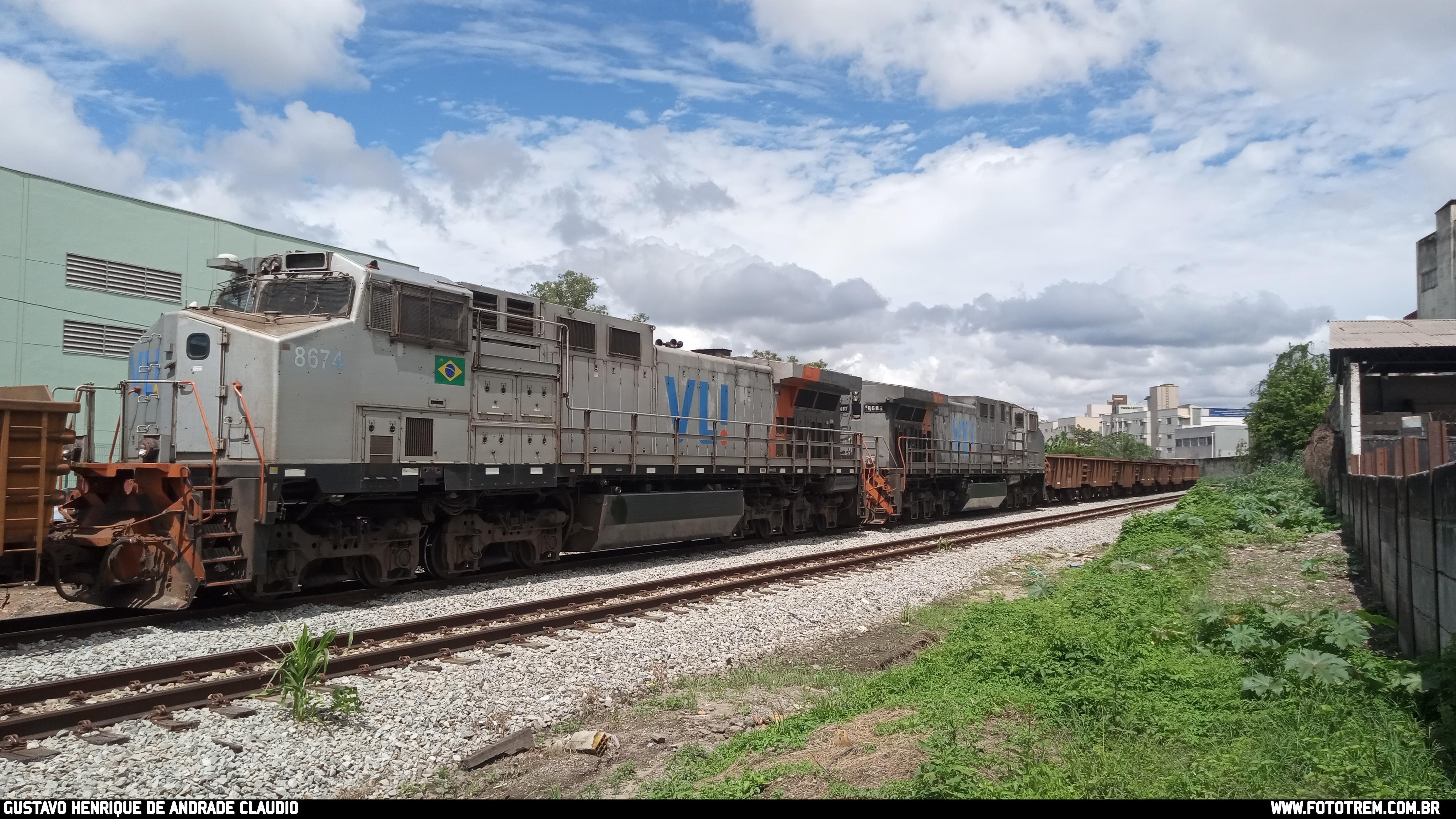 Foto Trem - VLI GE BB40-9WM 8674 em Betim - MG