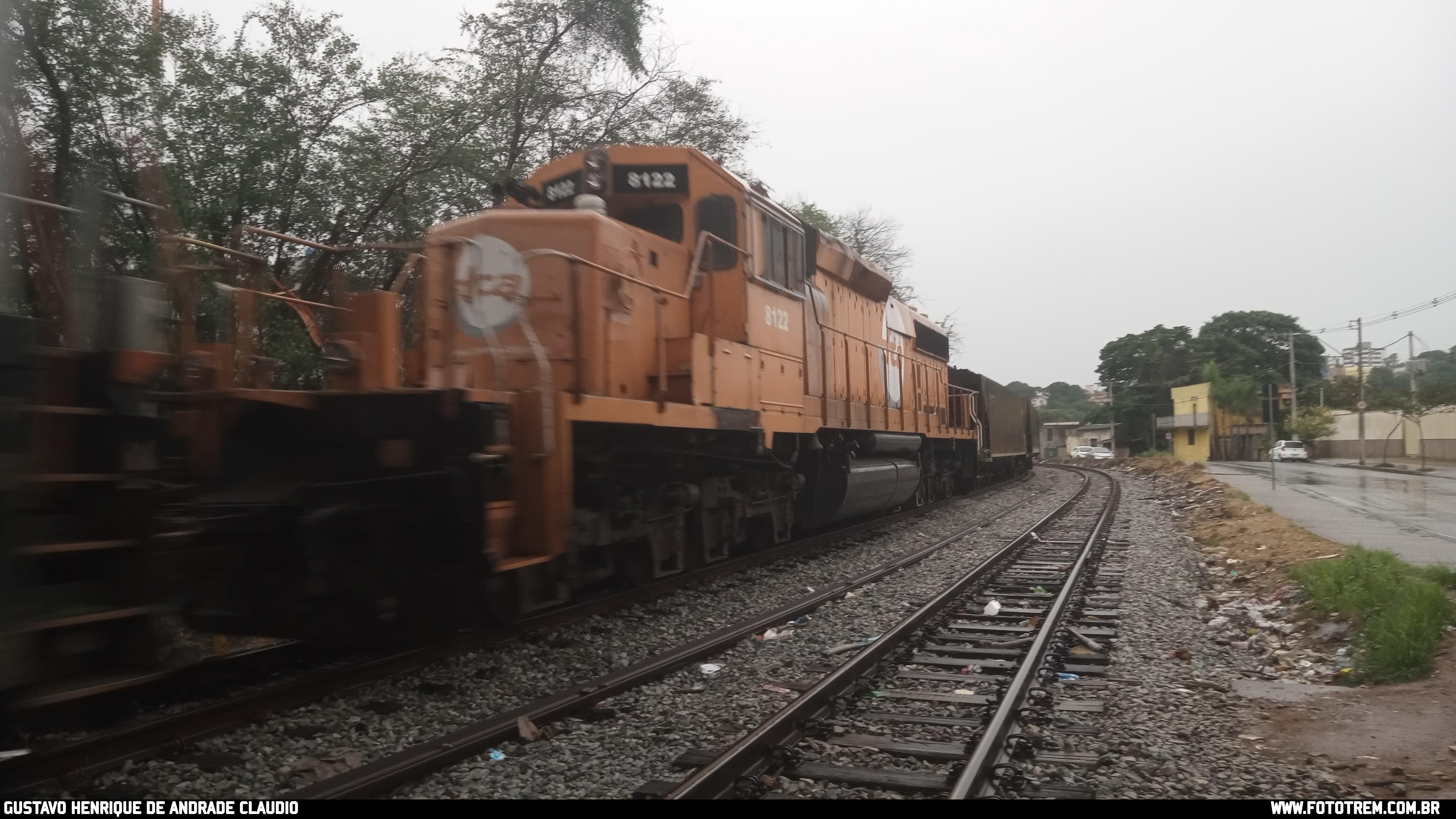 Foto Trem - FCA EMD SD40-2 BB 8122 em Betim - MG