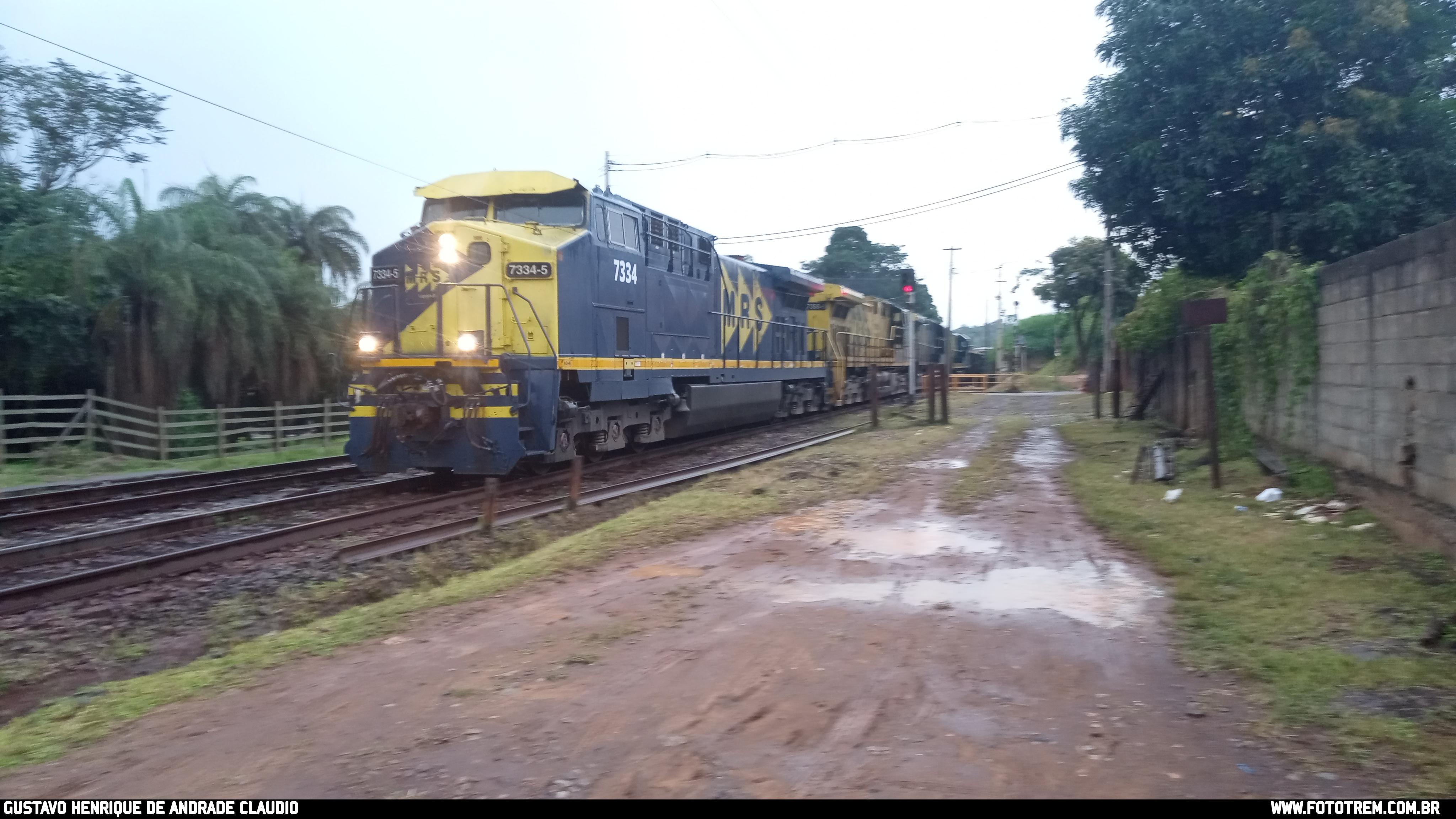 Foto Trem - MRS GE AC44i 7334-5 em Mário Campos - MG